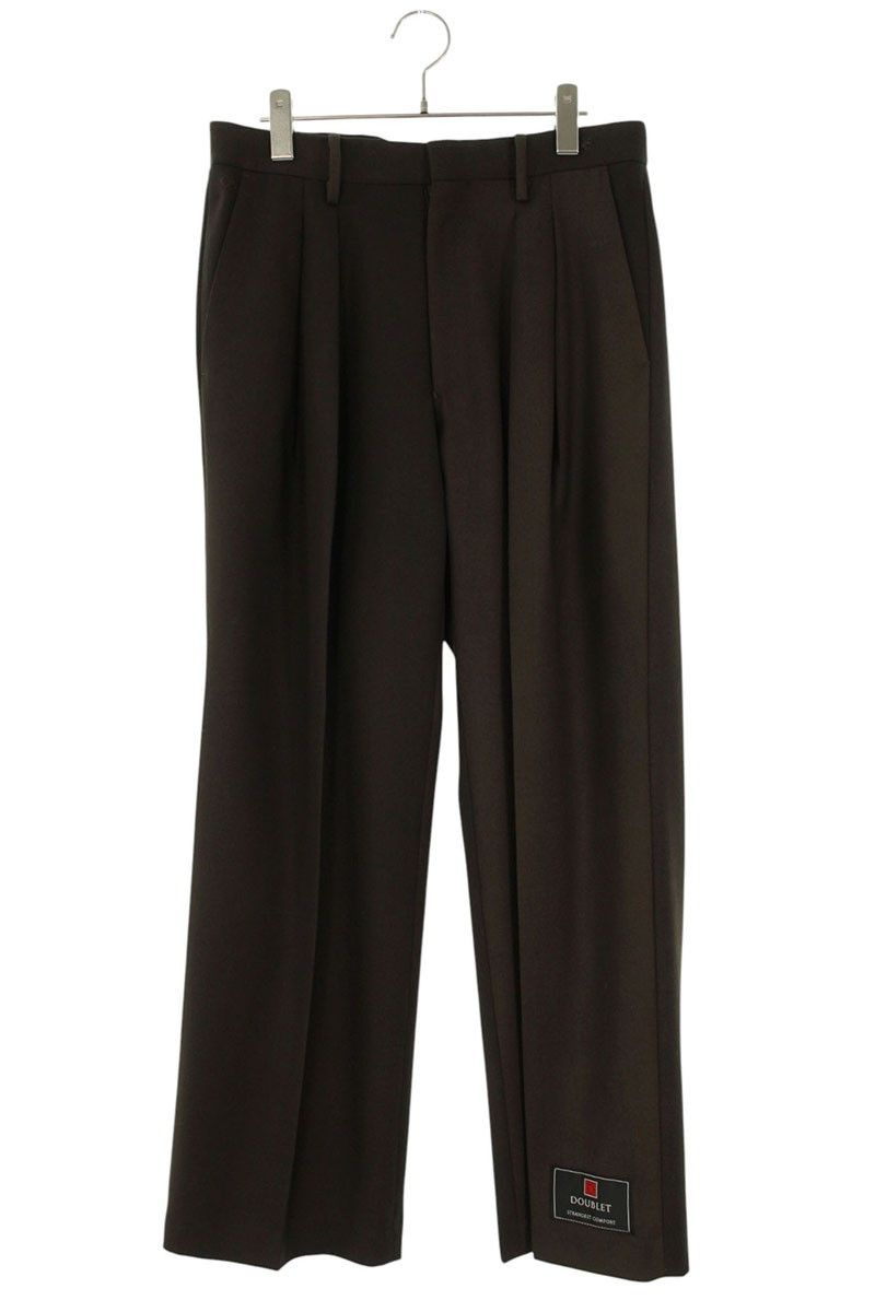 パンツ doublet BURNING EMBROIDERY TROUSERS Doublet Doublet 'burning' embroidery wide leg trousers | Grailed