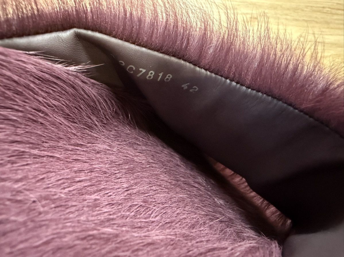 Rick Owens Rick Owens Amethyst Pony Hair Granolas Slides Size US 9.5 / EU 42-43 - 5 Thumbnail