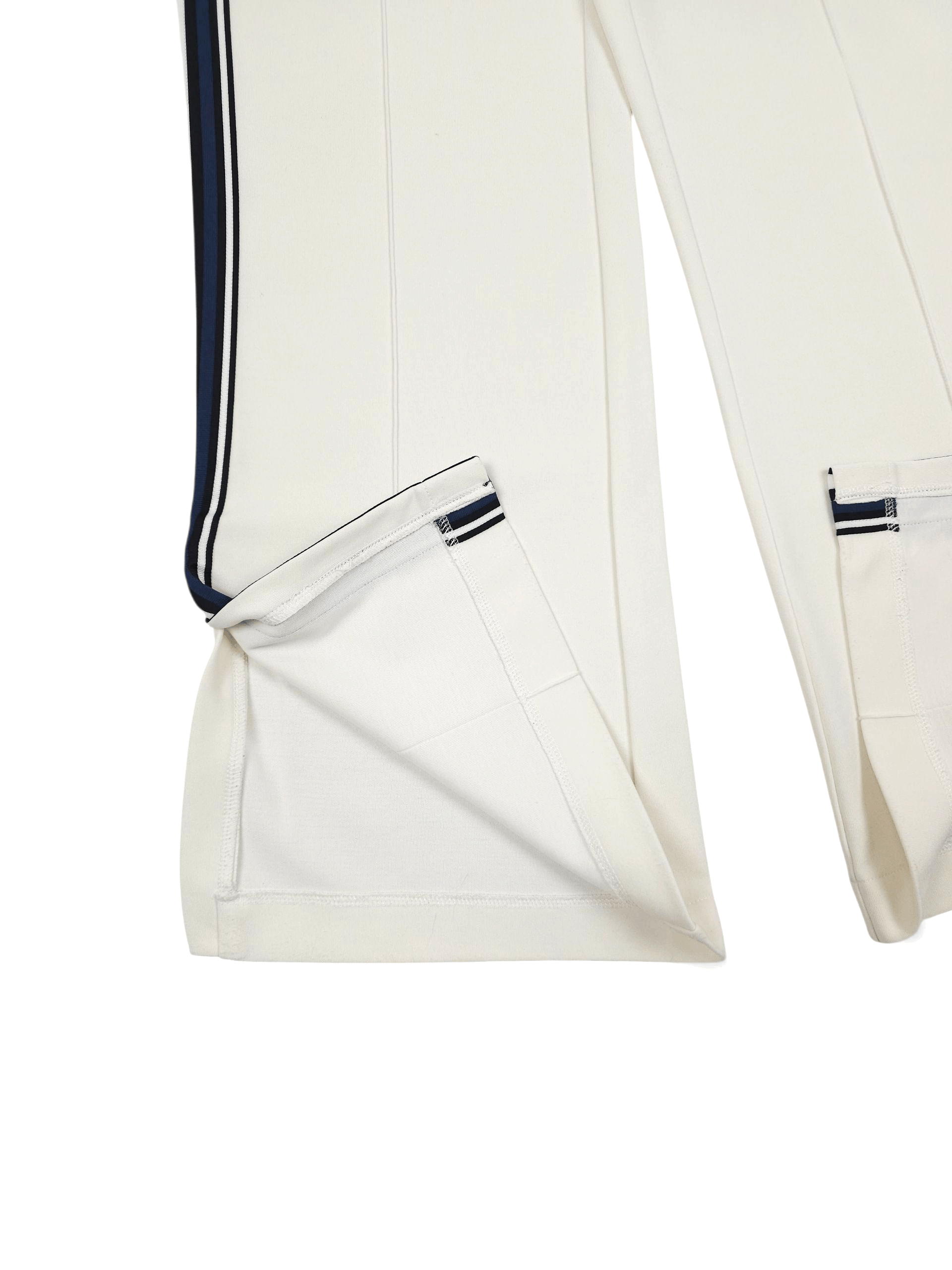 Bjorn Borg 💎 Bjorn Borg Wide Leg Flared Beige Trousers Pants Relaxed M Size US 32 / EU 48 - 4 Thumbnail