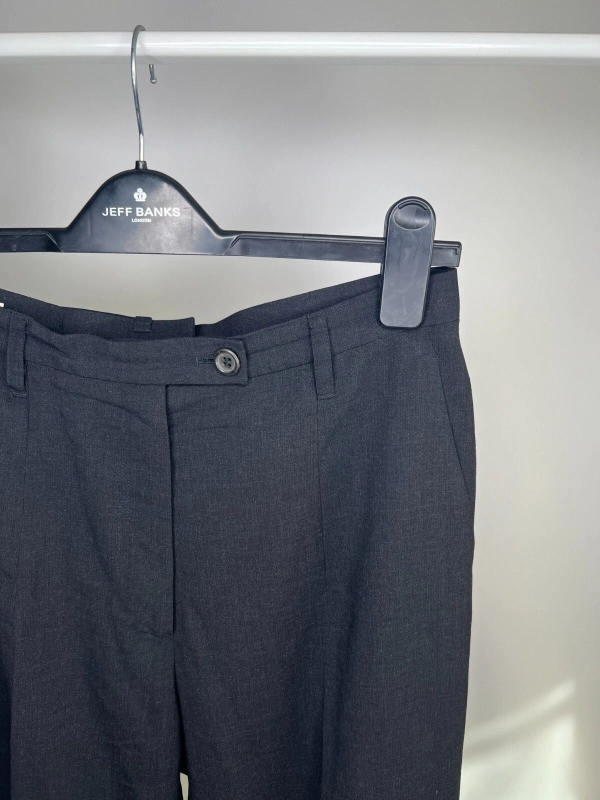 Jil Sander Vintage Jil Sander Women's Black Wool Trouser Pants Size 27" / US 4 / IT 40 - 5 Thumbnail