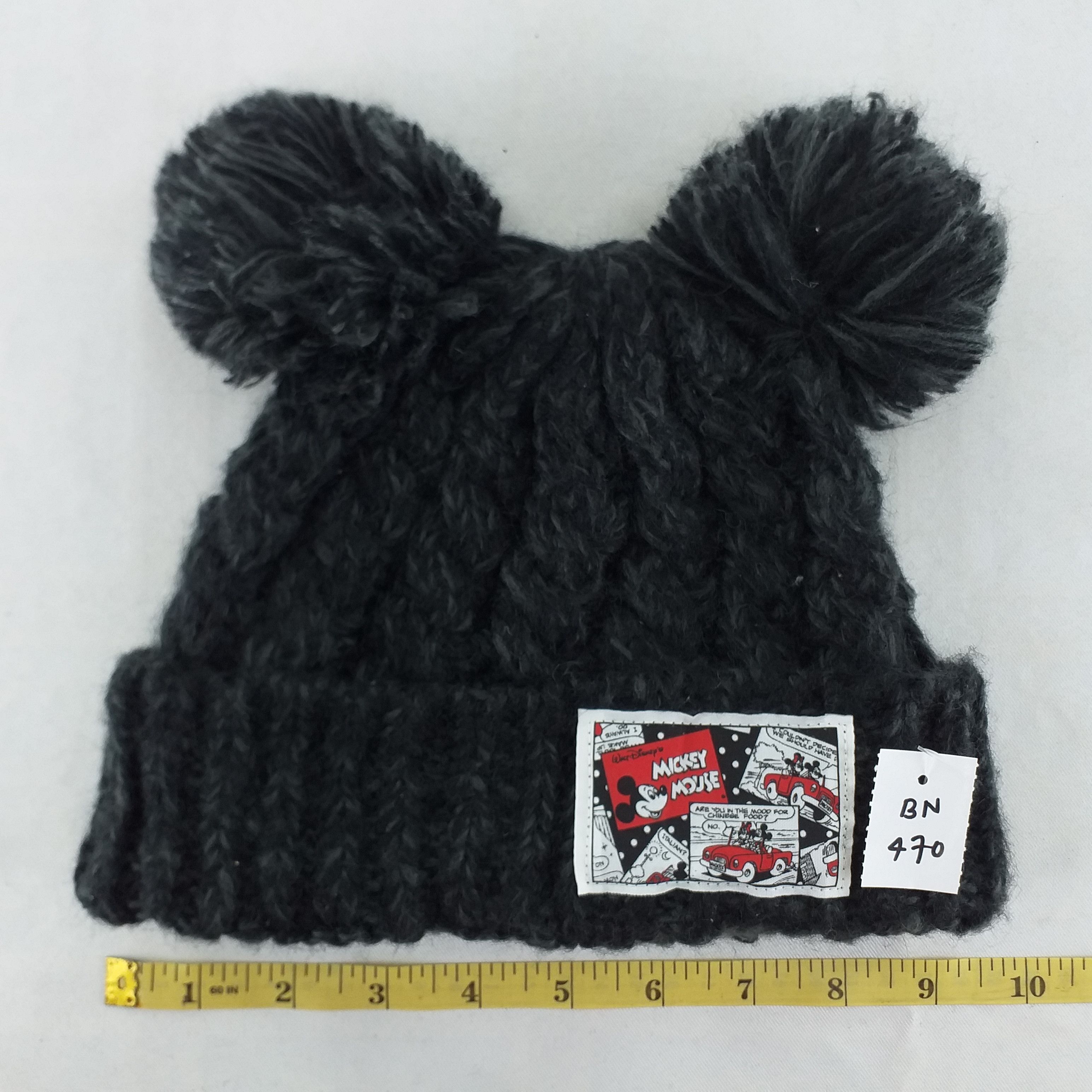 Japanese Brand Mickey Mouse Snowcap Hat Beanie -BN470 Size ONE SIZE - 5 Thumbnail