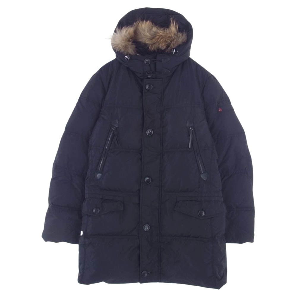 image of Peuterey Raccoon Fur Down Coat Jacket, Men's (Size Medium)