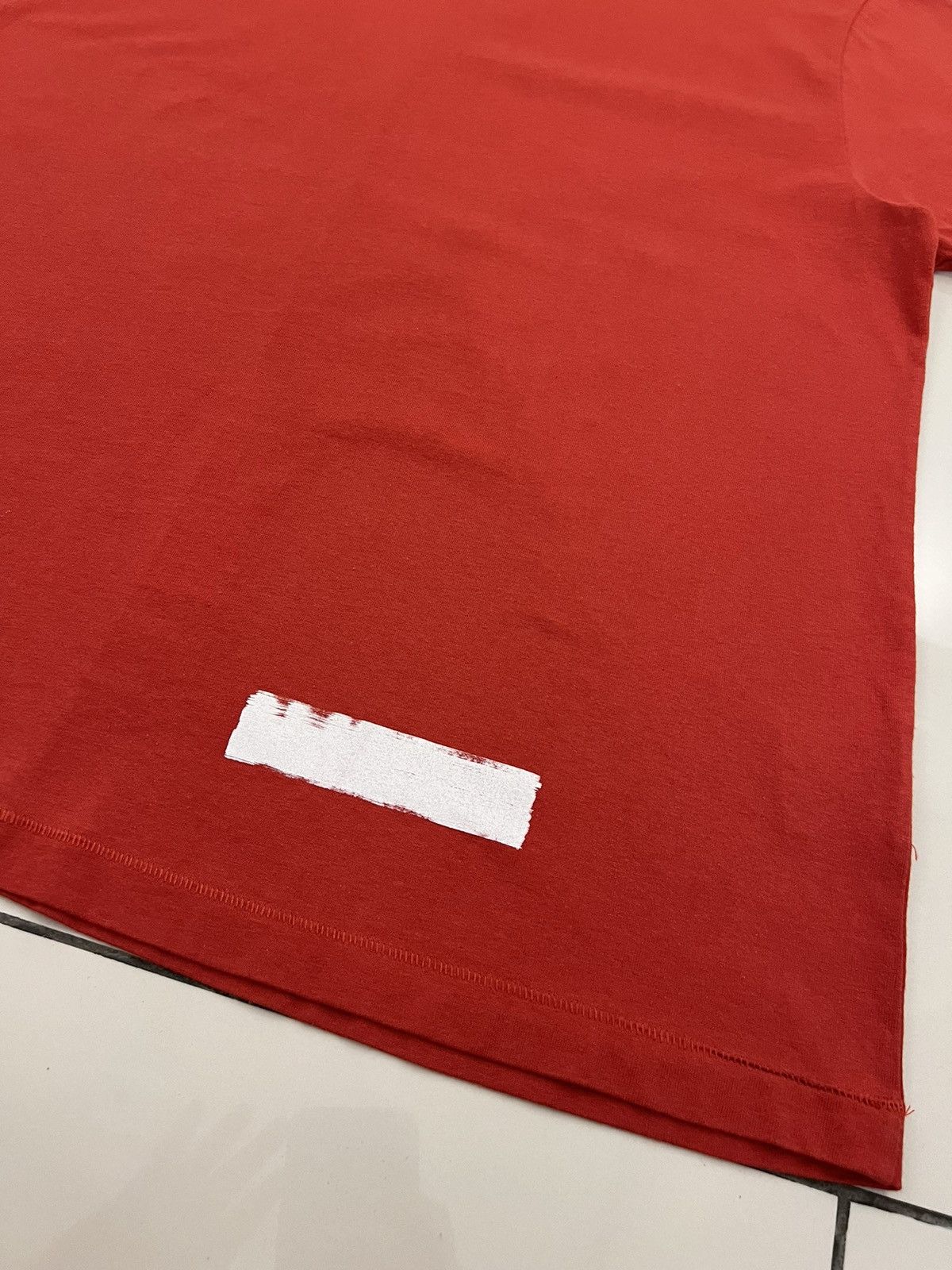 Off-White Off White Brushed Diagonal Tee Red Size US L / EU 52-54 / 3 - 5 Thumbnail