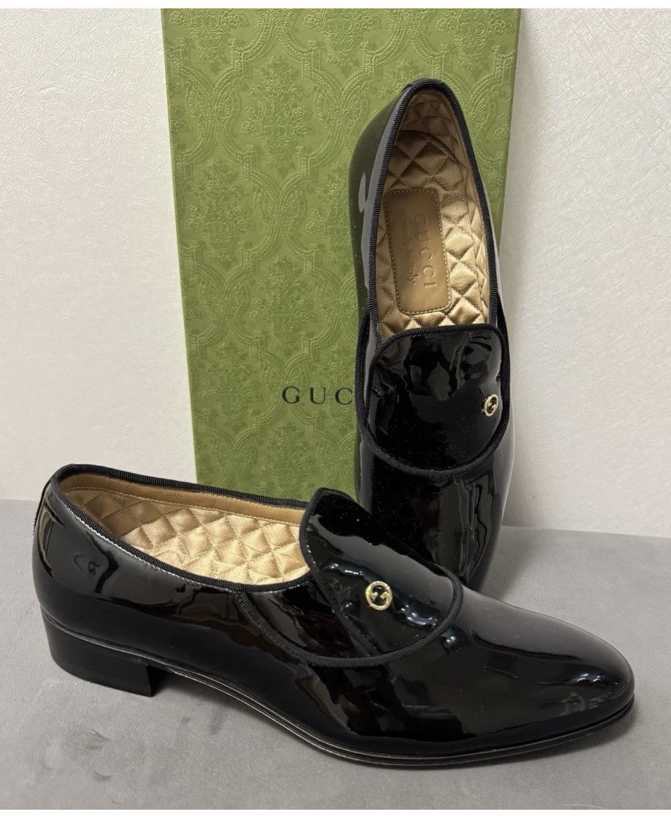 Gucci New Gucci Horsebit patent leather loafers. Sz G 7.5 $1200 Size US 8.5 / EU 41-42 - 1 Thumbnail