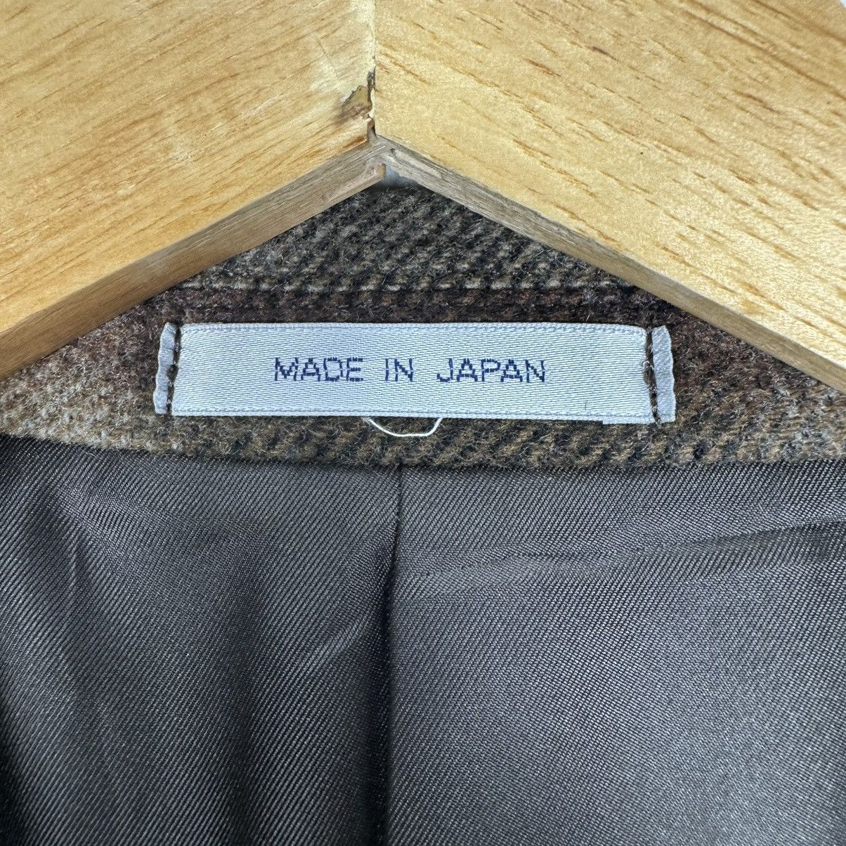 Japanese Brand ❄️INTERMEZZO JAPAN SHADOW PLAIDS BLAZER COAT Size US L / EU 52-54 / 3 - 13 Thumbnail