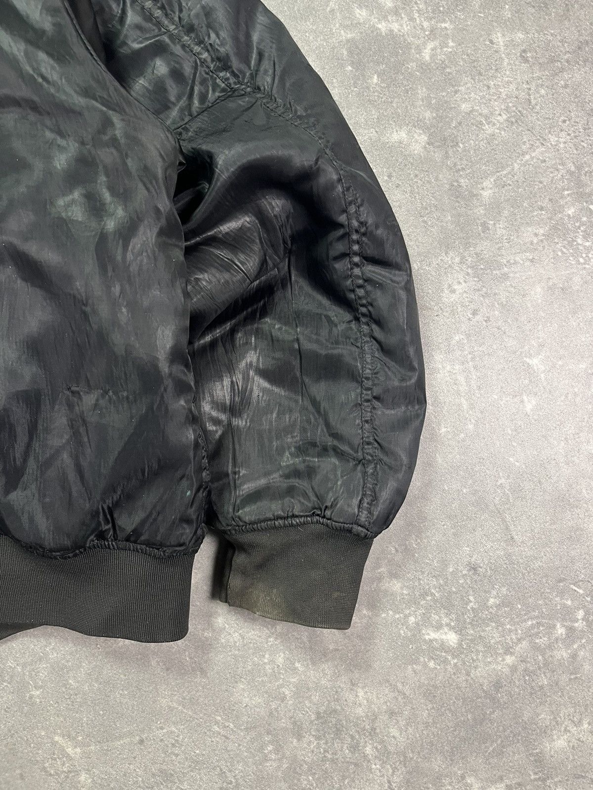 Japanese Brand 90s St. Army Industries Distressed Faded Bomber Jacket XXL Size US XXL / EU 58 / 5 - 14 Thumbnail