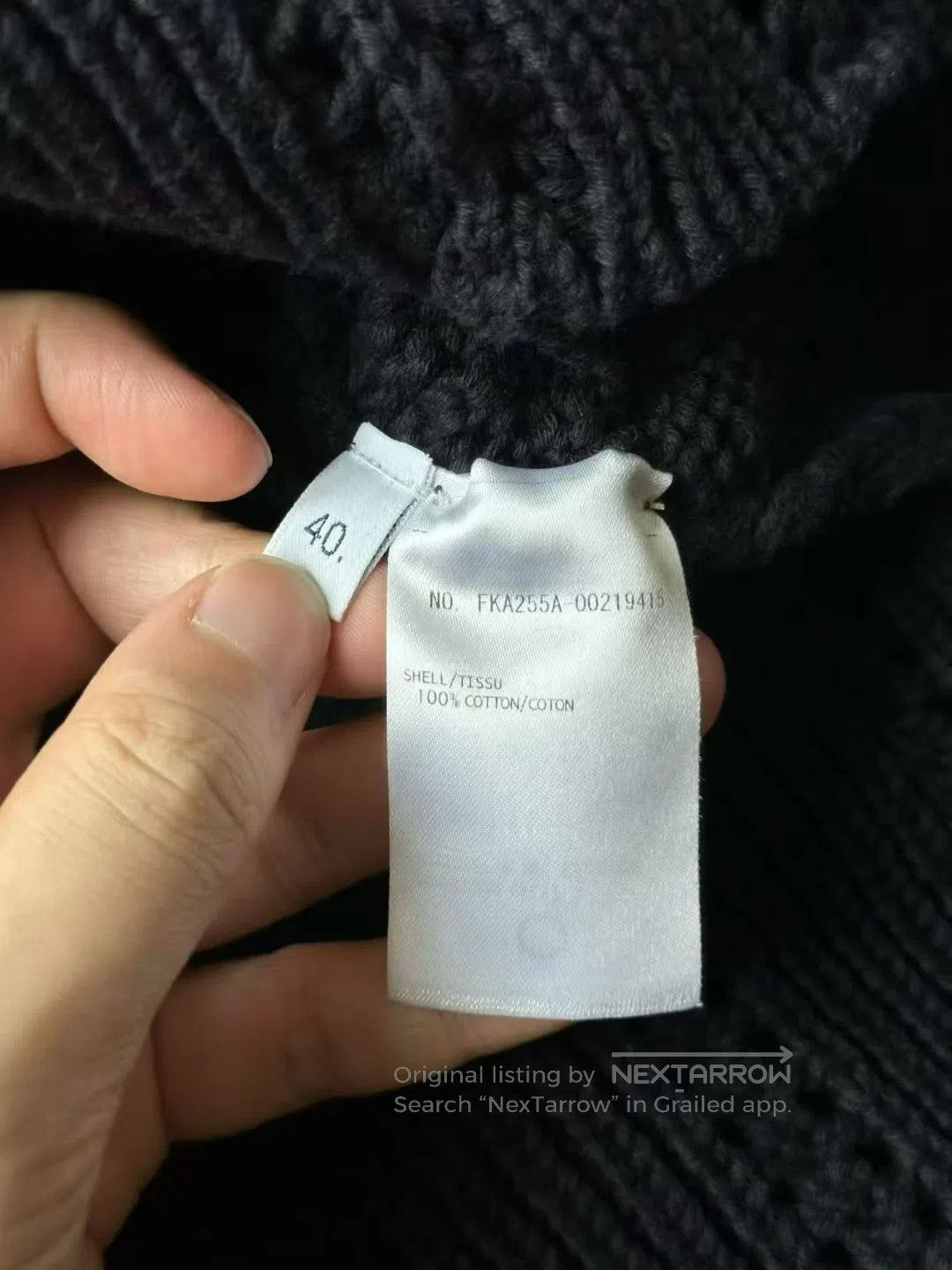 Thom Browne Thom Browne Blue Knit Sweater| Size US XXS / EU 40 - 4 Thumbnail