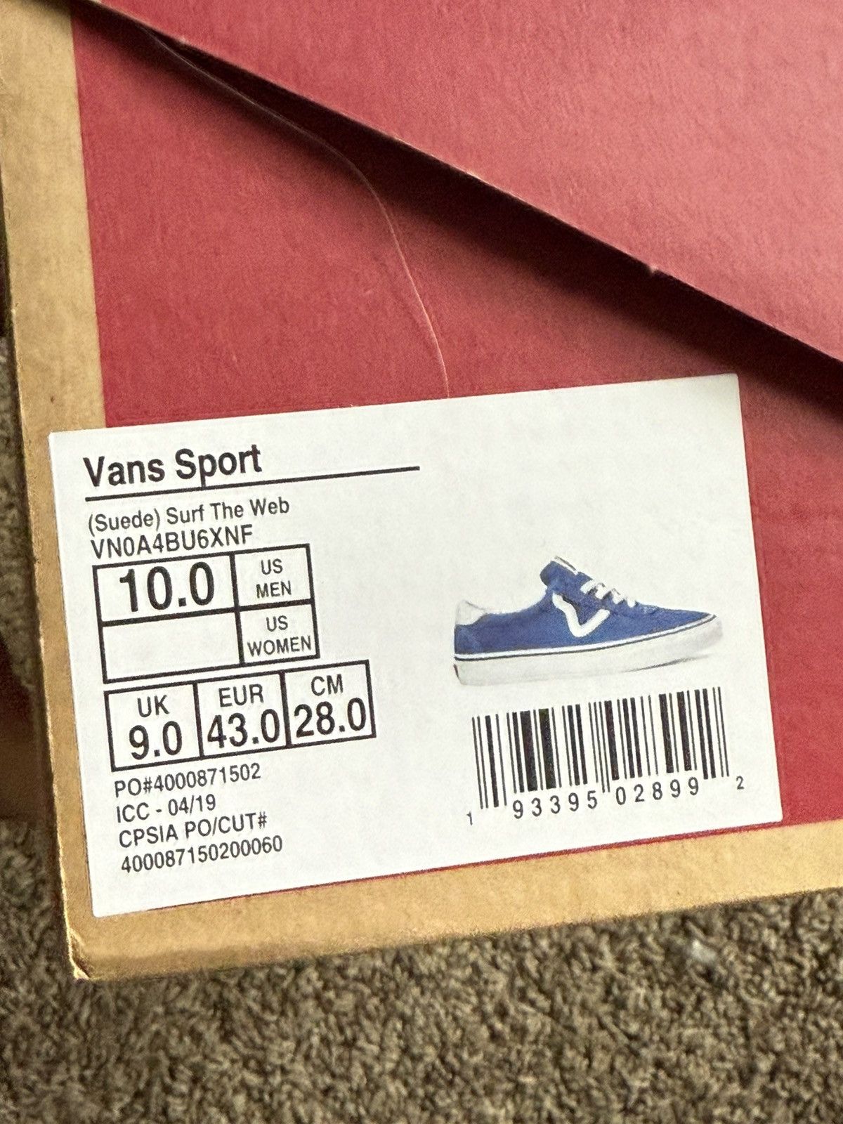 Vans VANS Sude “surf the web” sneakers Size US 10 / EU 43 - 7 Thumbnail