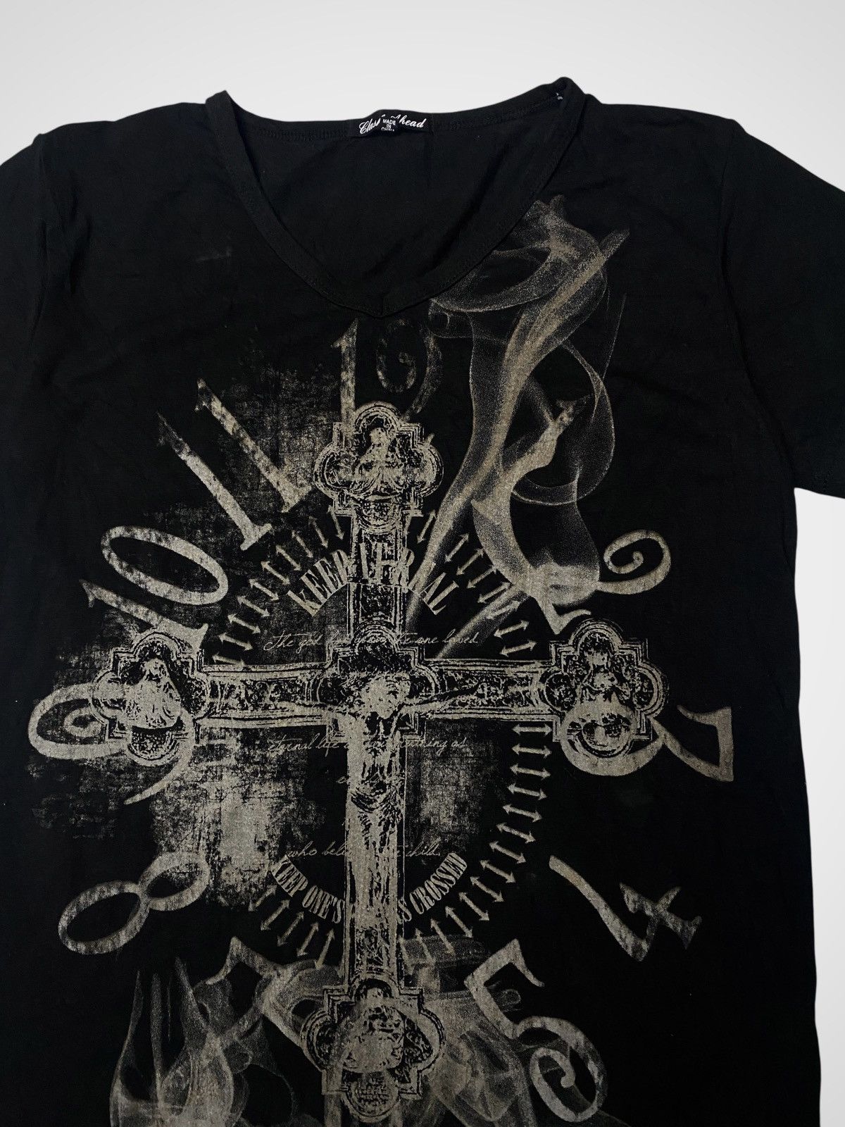 Le Grande Bleu (L.G.B.) Clash Ahead Cross Tribal Poem Tshirt Size US S / EU 44-46 / 1 - 2 Thumbnail