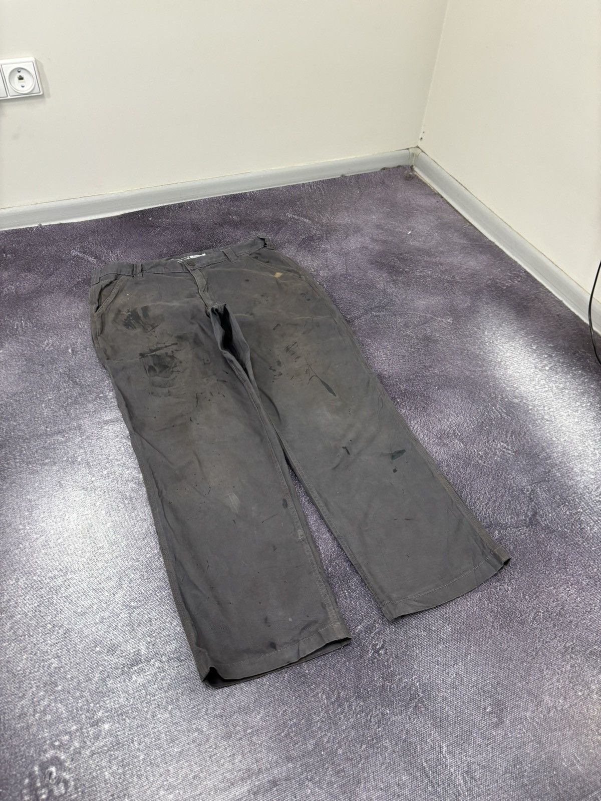 Carhartt Vintage Carhartt Y2K Gray Work Hype Relaxed Fit Baggy Pants Size US 36 / EU 52 - 11 Thumbnail
