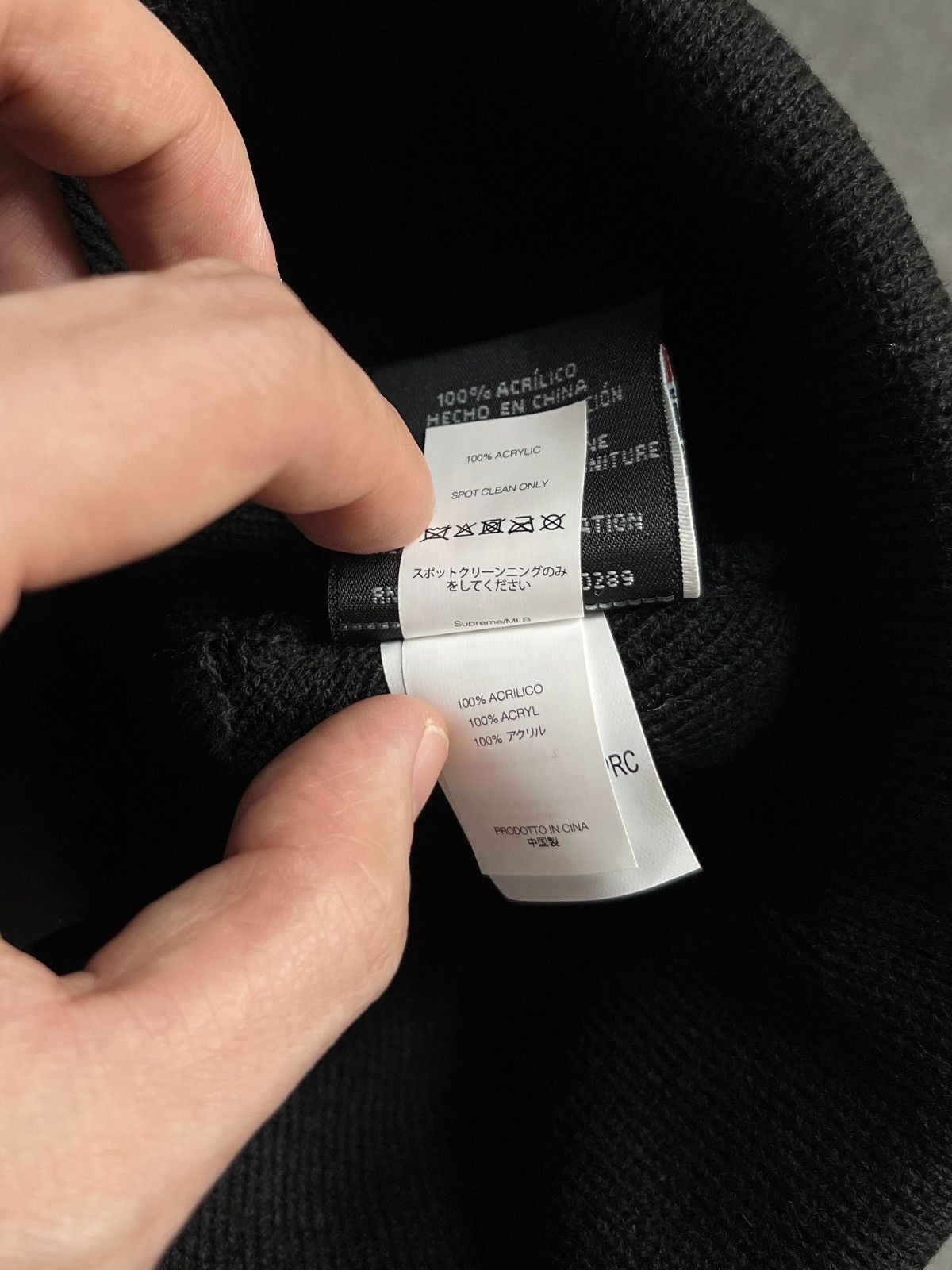 MLB × New Era × Supreme Rare FW21 Supreme New York Yankees New Era Box Logo Beanie Size ONE SIZE - 12 Thumbnail