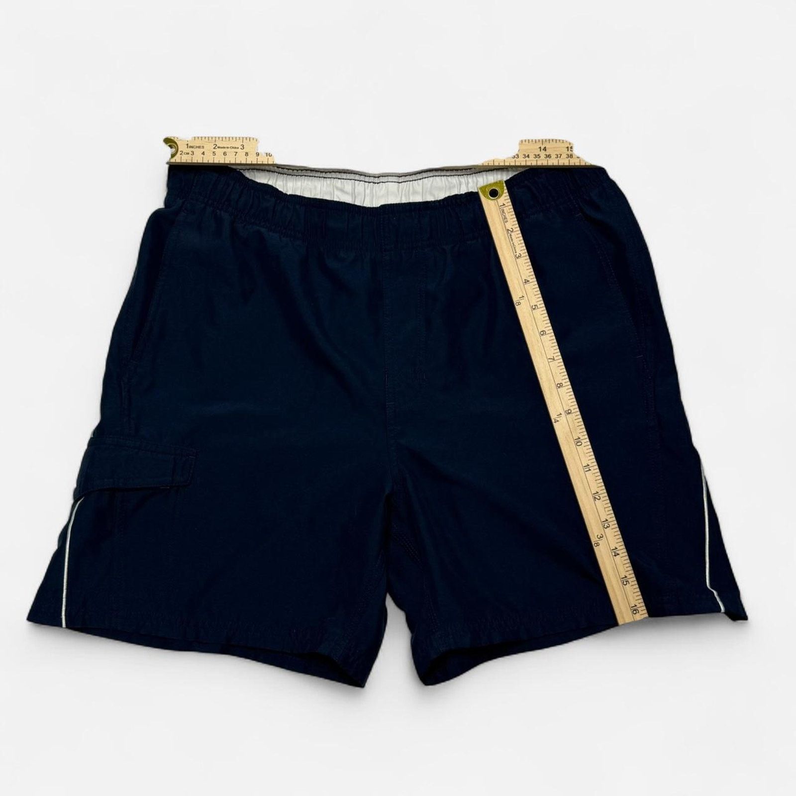 Nike Nike Y2K Navy Nike Swim Board Shorts Men’s Medium Athletic Size US 31 - 7 Thumbnail