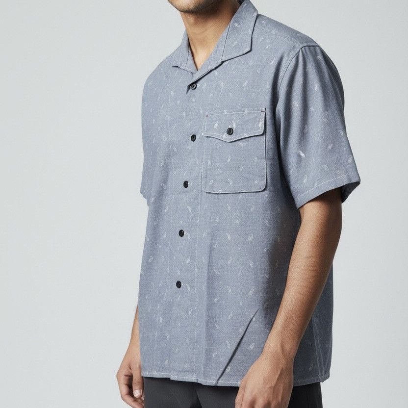 Japanese Brand Paisley 3d pocket simplicite bandana plus open collar shirt Size US M / EU 48-50 / 2 - 1 Thumbnail