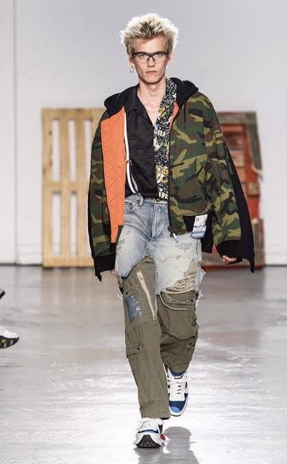 Maison MIHARA YASUHIRO Maison Mihara Yasuhiro - Destroy Splicing OverAlls Size US 44 / EU 60 - 1 Thumbnail