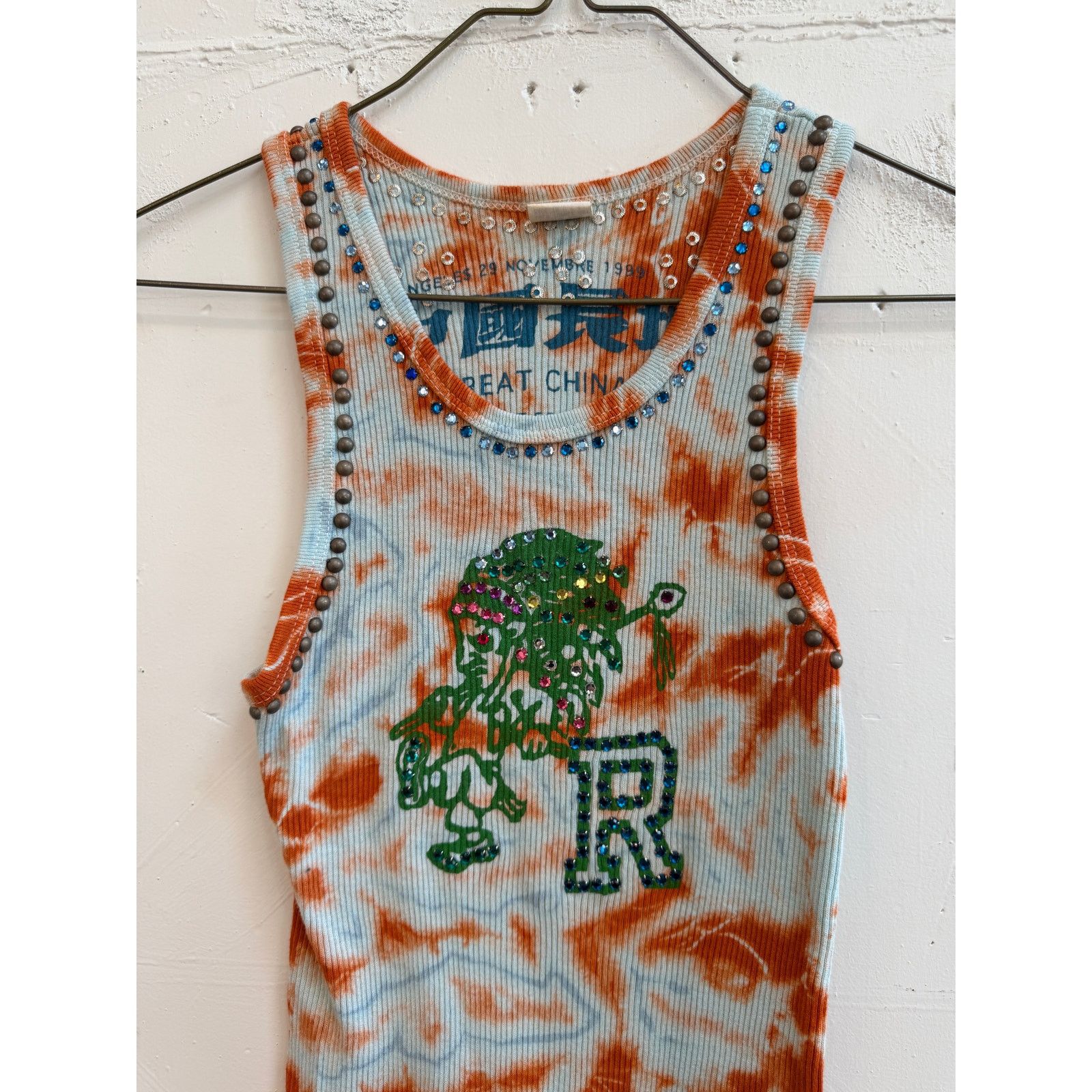 The Great China Wall Great China Wall x Hot Mess Tie Dye Studded Tank Top Size M / US 6-8 / IT 42-44 - 2 Thumbnail