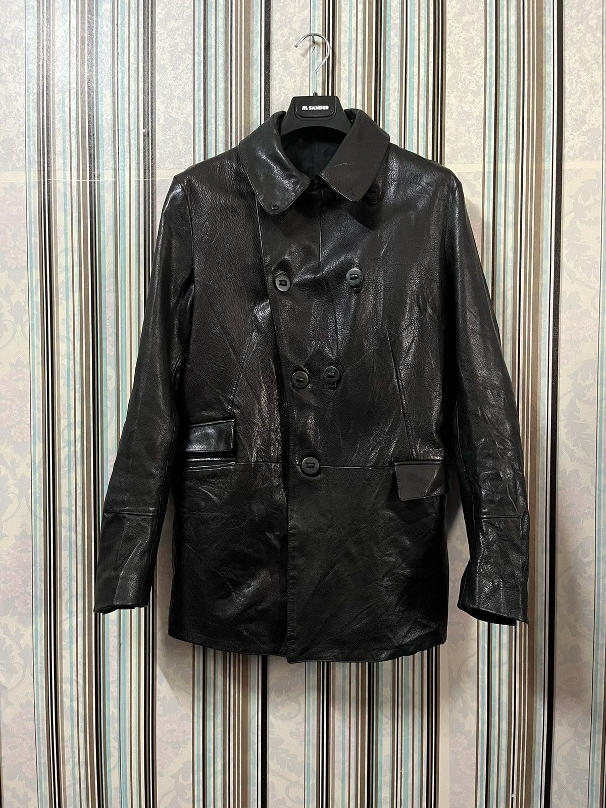 Genuine Leather 1990s TAMBURLAINE london paris naval jackets #I3 Size US M / EU 48-50 / 2 - 2 Thumbnail