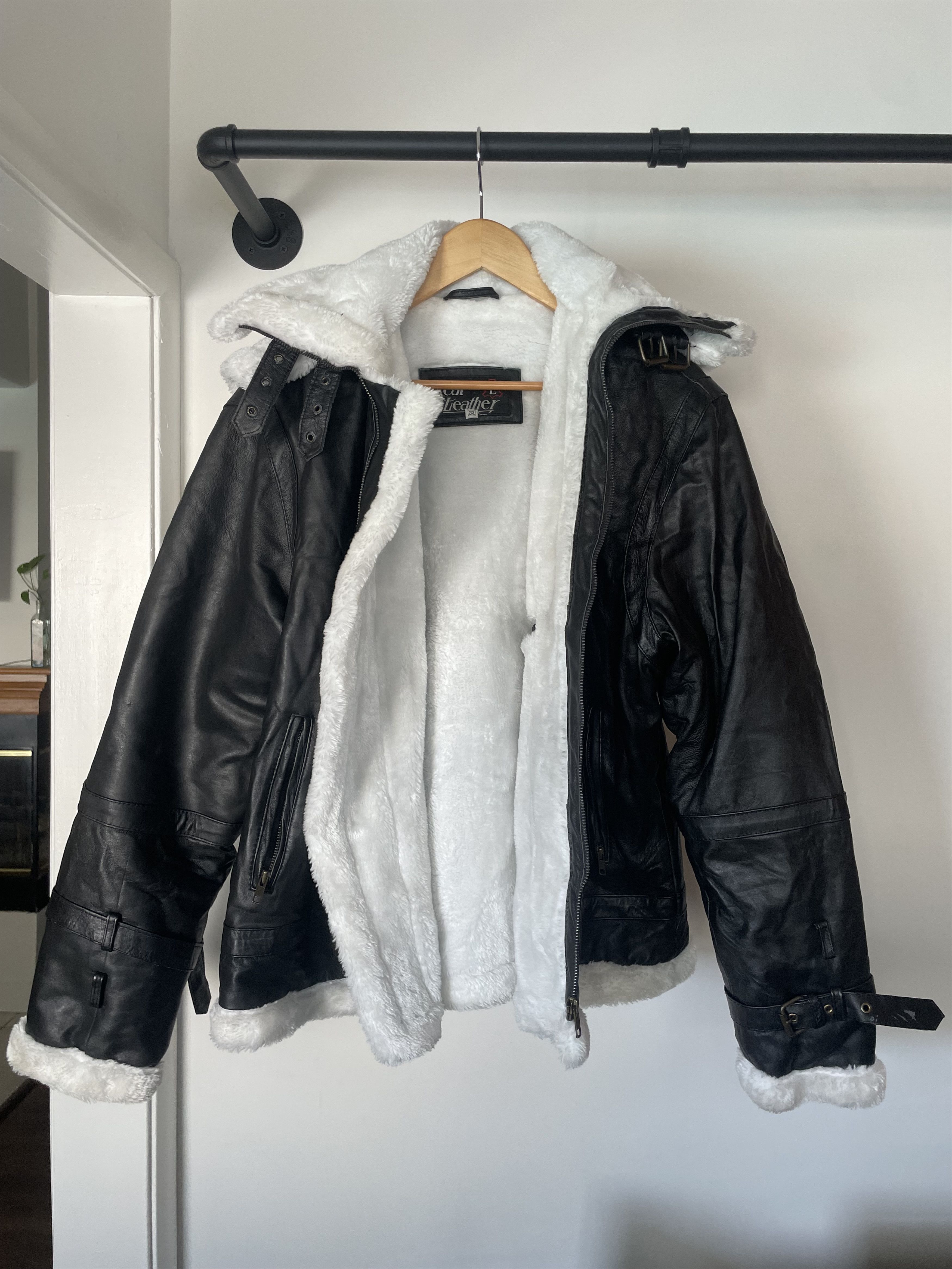 Vintage Black bomber jacket Size US XXL / EU 58 / 5 - 1 Thumbnail