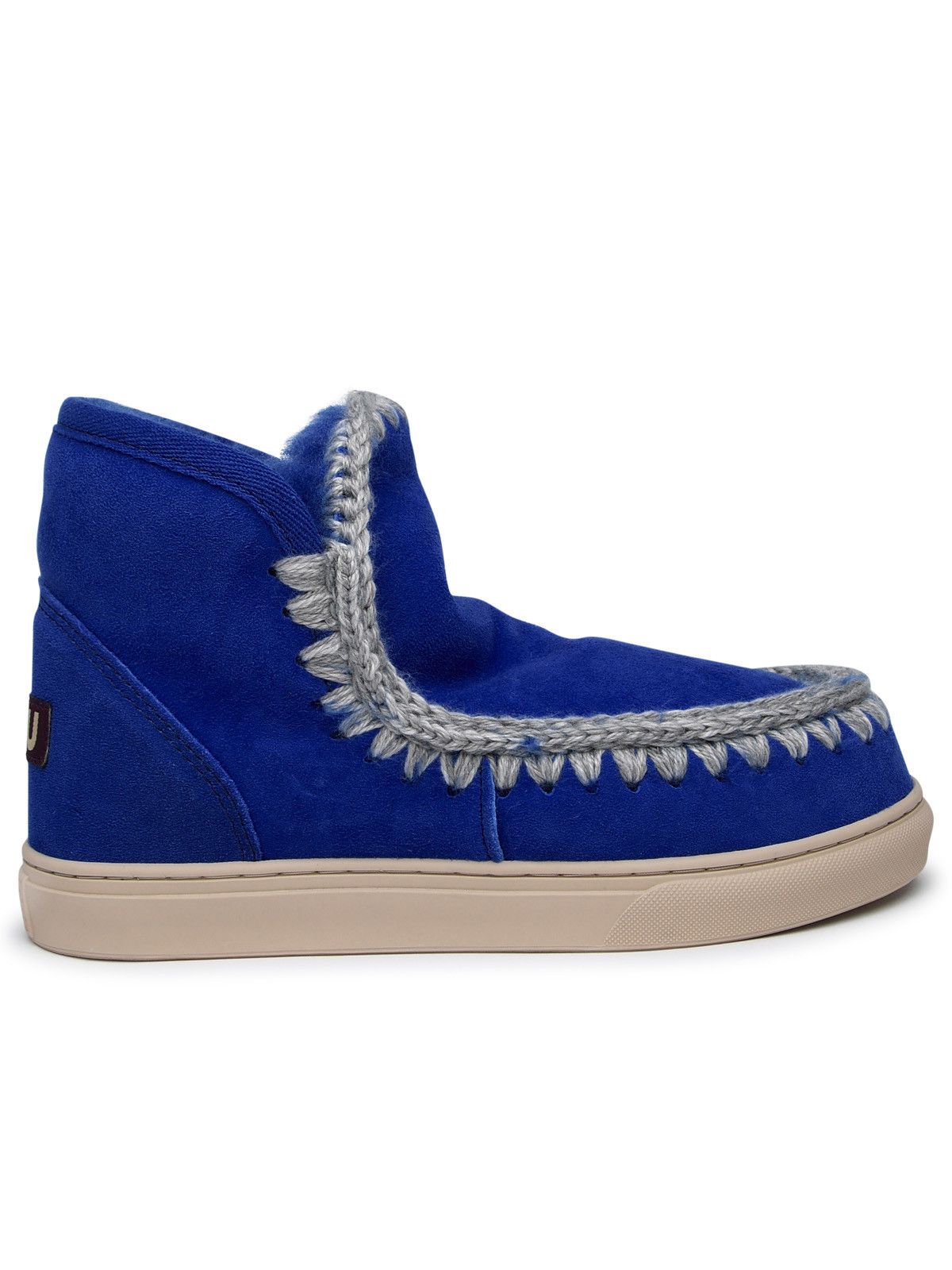image of Mou Eskimo Blue Sheepskin Sneakers, Women's (Size 7)