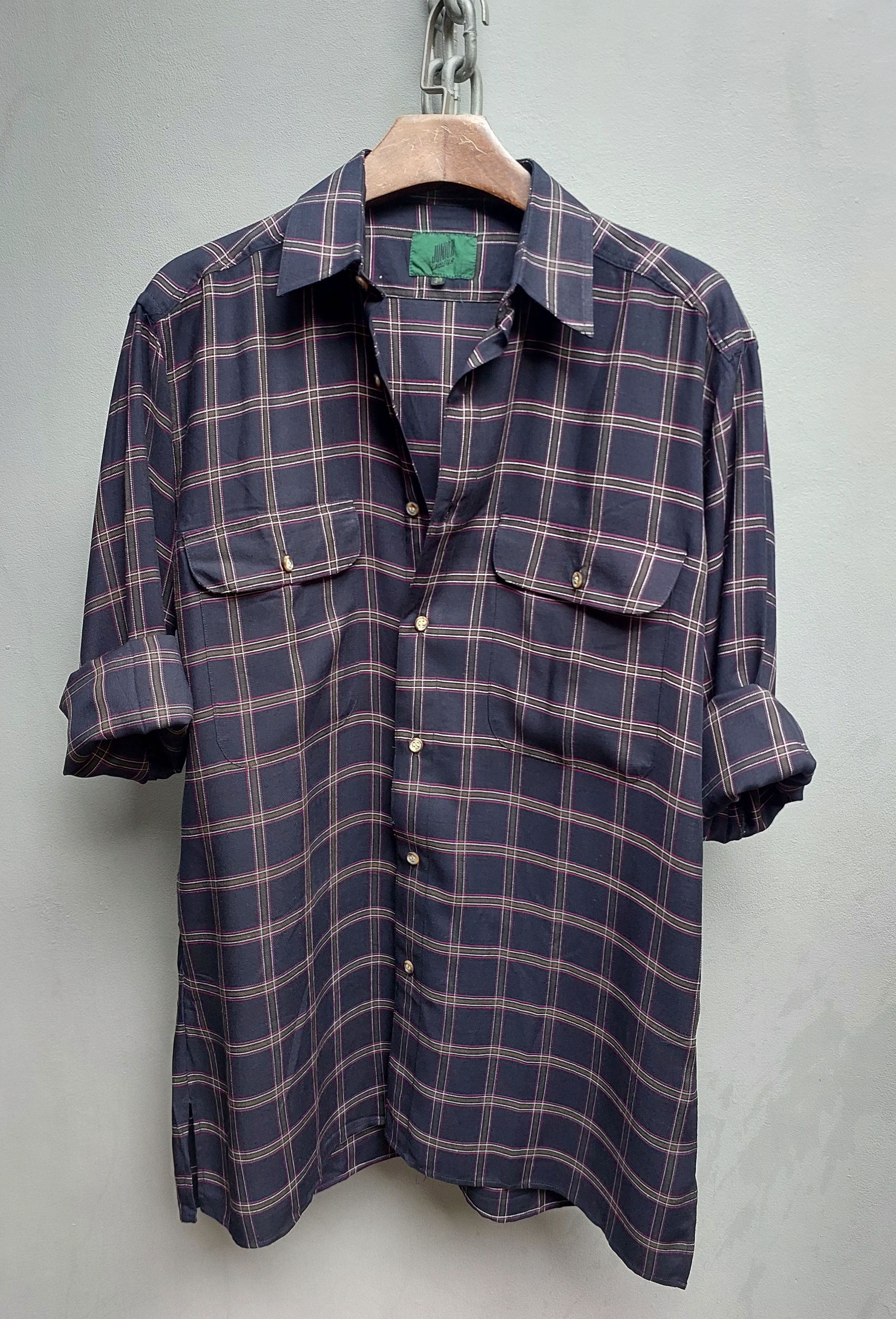 Jean Paul Gaultier Junior Gaultier Plaid Button Up Shirt Size US XXS / EU 40 - 3 Thumbnail