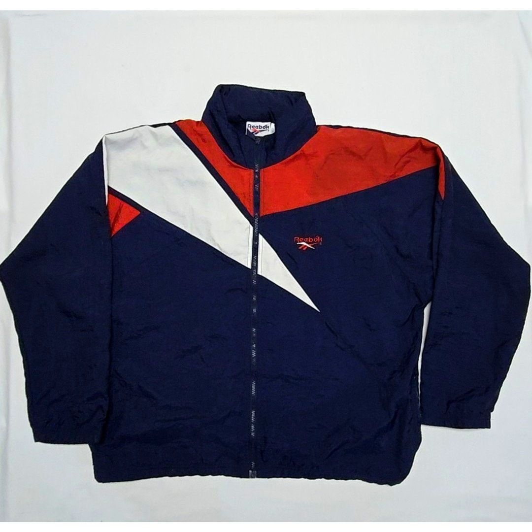 Reebok Vintage Reebok Windbreaker Shawn Kemp Kamikaze Blue L Size US L / EU 52-54 / 3 - 1 Thumbnail