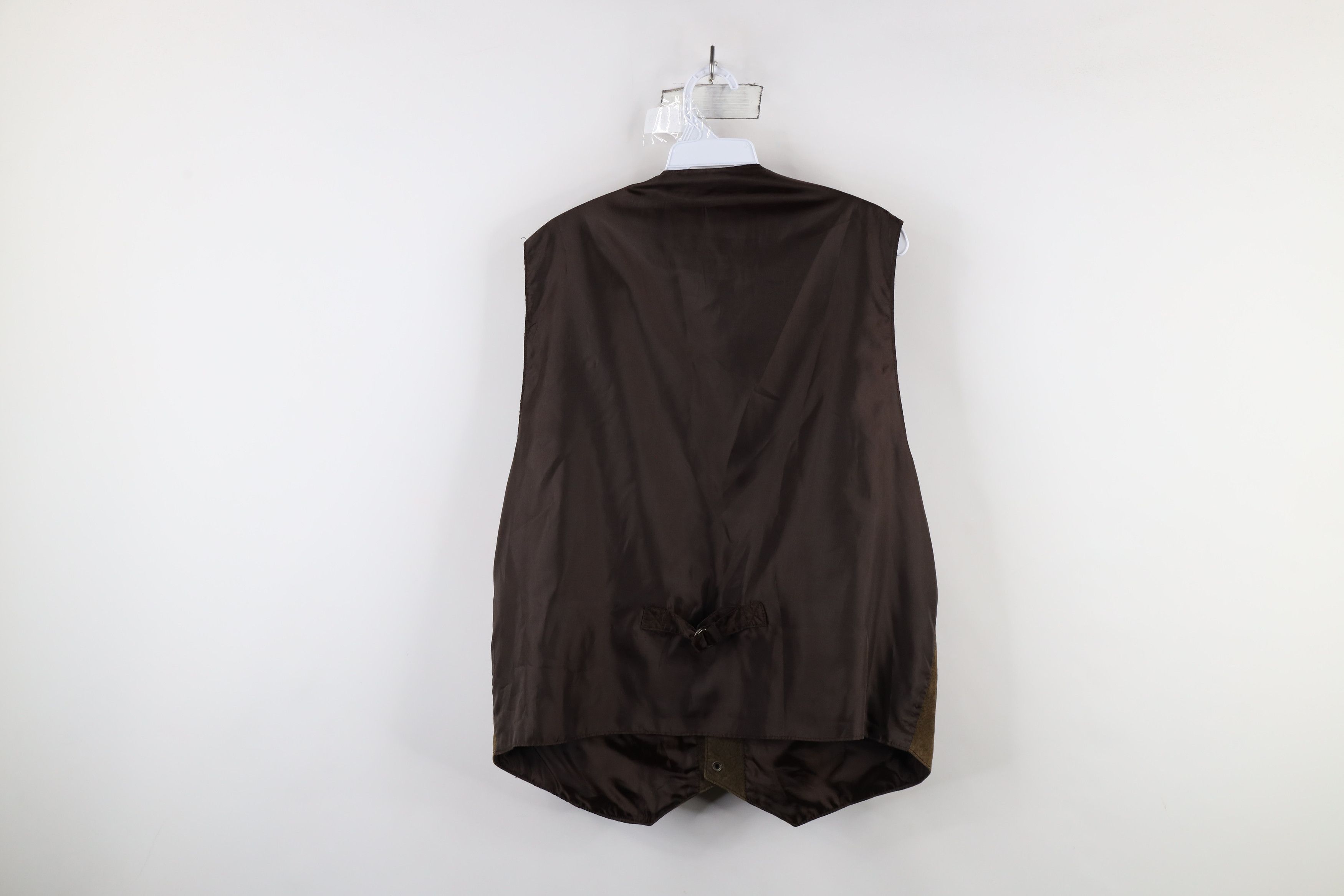 Vintage Vintage 90s Members Only Leather Buckle Back Vest Jacket Size US XL / EU 56 / 4 - 13 Thumbnail