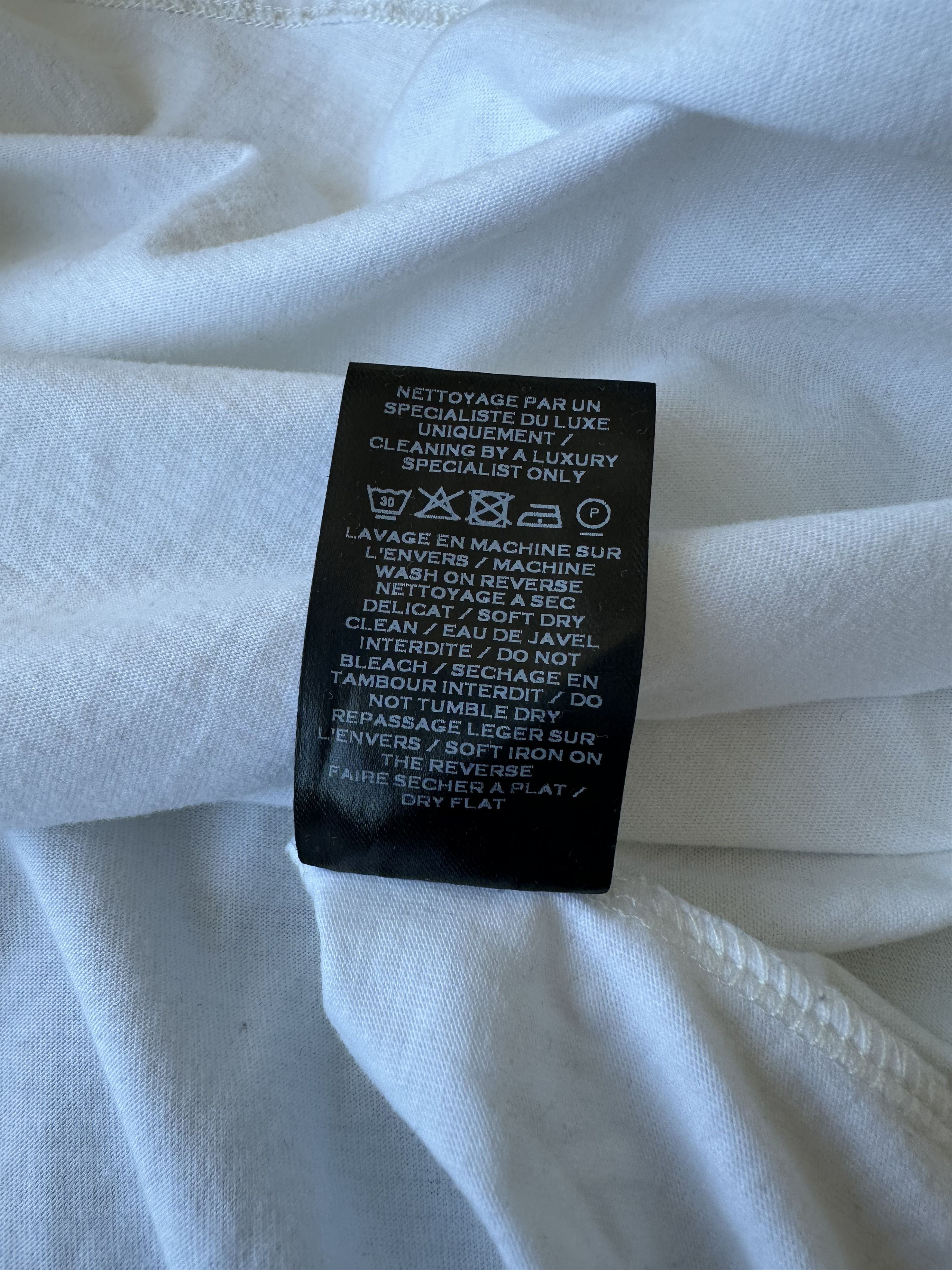 Balmain Balmain Coing Logo White Cotton T shirt Size US L / EU 52-54 / 3 - 6 Thumbnail