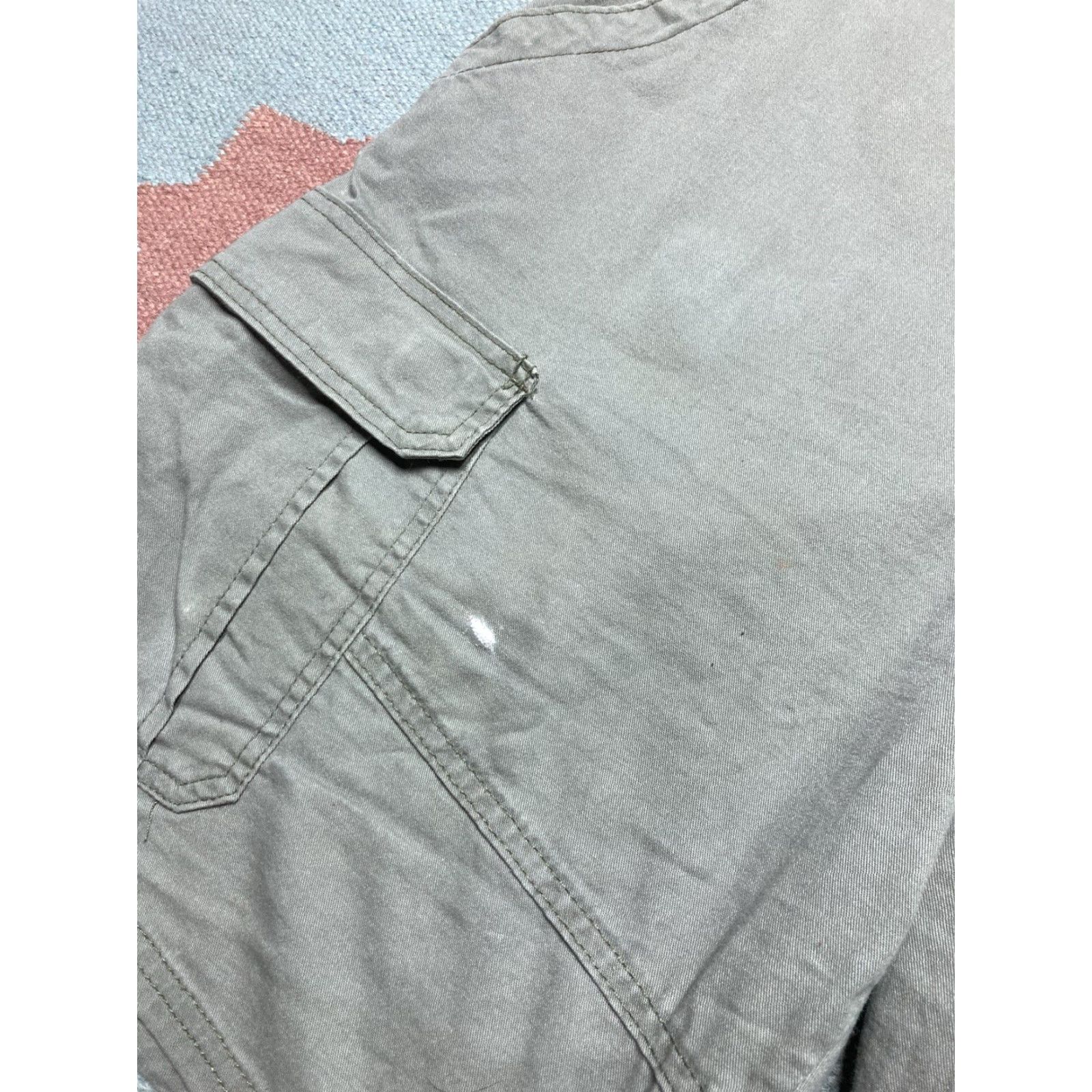 Wrangler VINTAGE Wrangler Cargo Shorts Men 36 Green Cargo Pocket Wide Leg Baggy Skater 90s Size US 36 / EU 52 - 3 Thumbnail