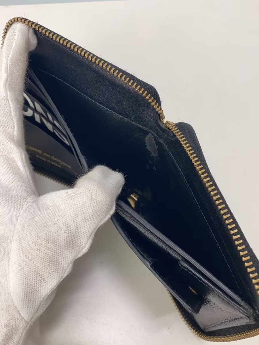 Comme des Garcons Logo Leather Zip Wallet Size ONE SIZE - 6 Thumbnail