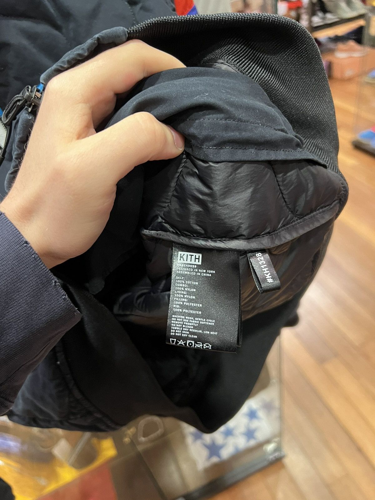 BMW × Kith Kith x BMW Quilted Racing Jacket Black Size US M / EU 48-50 / 2 - 5 Thumbnail