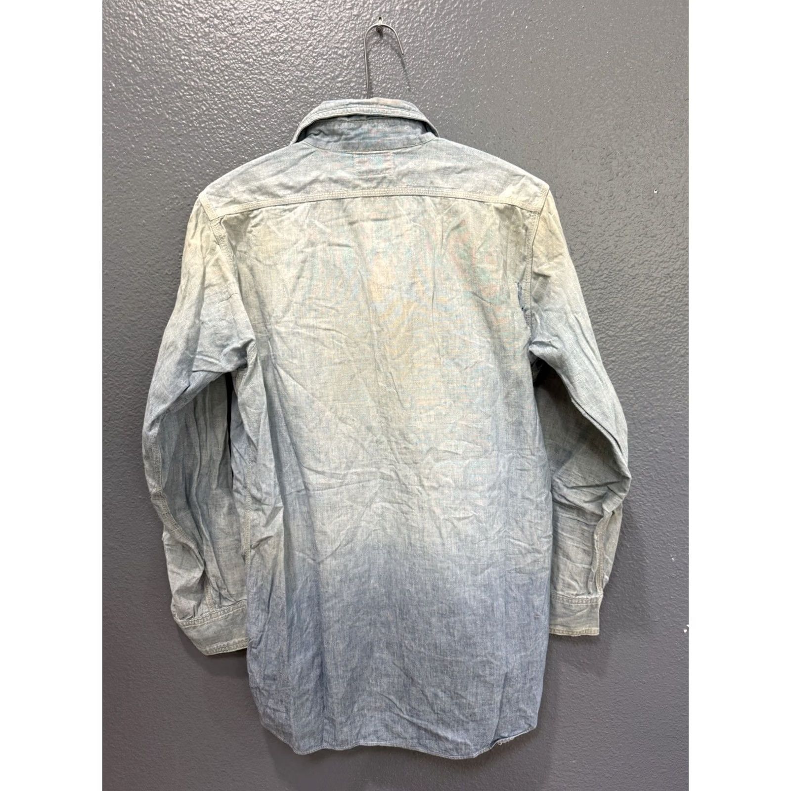 Vintage VINTAGE Homesteader Shirt Mens Large 1940s Sanforized Chambray Cotton Button Up Size L Size US L / EU 52-54 / 3 - 5 Thumbnail