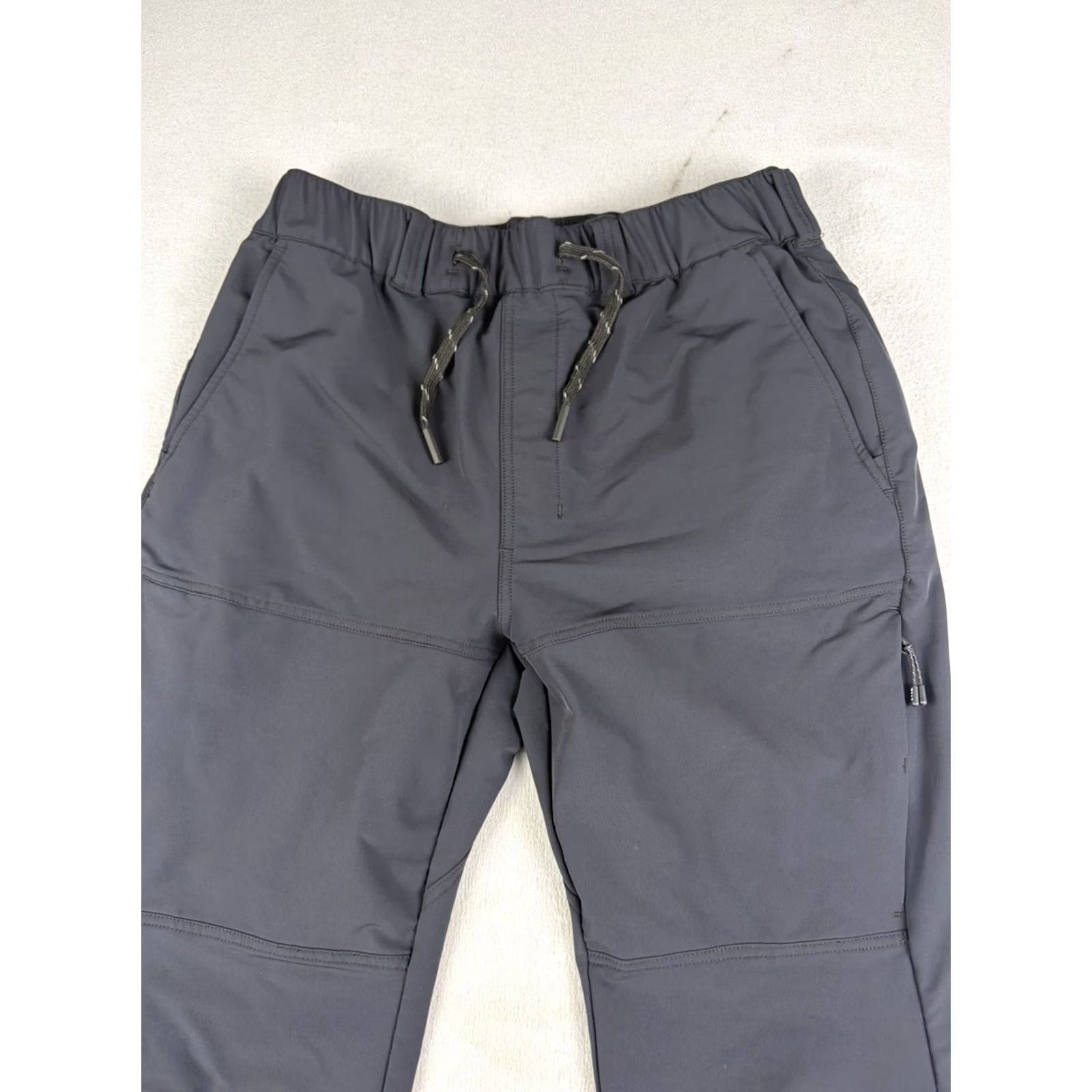 Vintage Bylt Cargo Pants Men Slim 30x29 Black Drawstring Stretch Inseam 29 in Tapered Logo Microfiber Cargo Pants Men M Black Size US 31 - 2 Thumbnail