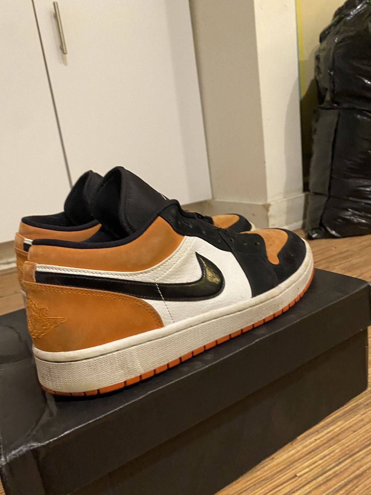 Jordan Brand × Nike Air Jordan Low 1 - Shattered Backboard - Orange/Black Size US 12 / EU 45 - 2 Thumbnail