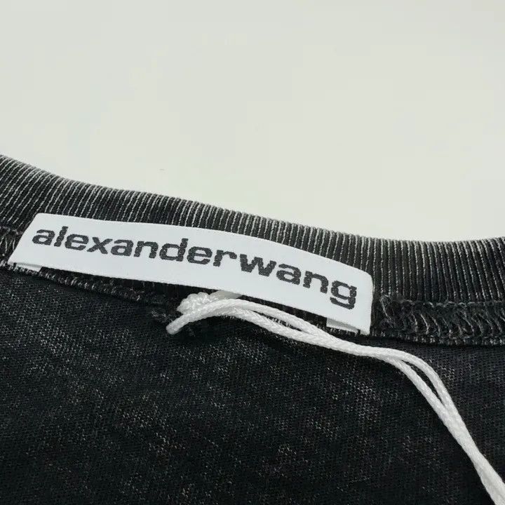 Alexander Wang Alexander Wang Black Washed Short Sleeve T-Shirt - Size XXS / US 00 / IT 34 - 6 Thumbnail