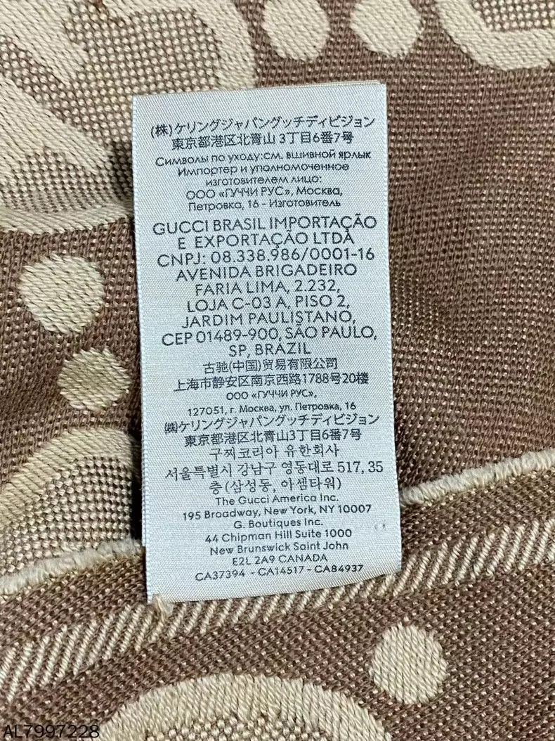 Gucci Gucci Double-sided full-print old flower scarf 2501-Nextarr Size ONE SIZE - 6 Thumbnail