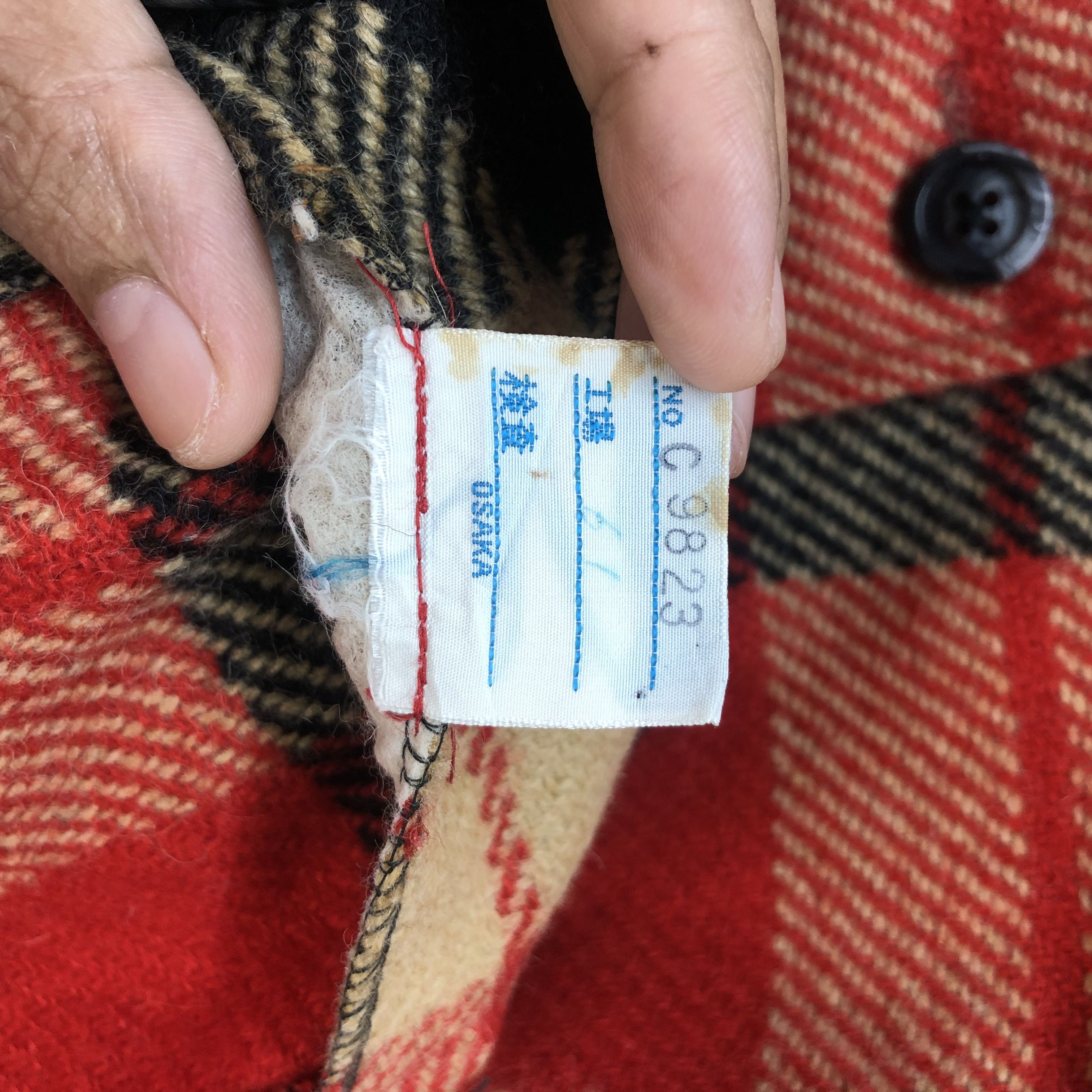 Japanese Brand SAGAMI LIC TARTAN CASUAL JACKET #7350-132 Size M / US 6-8 / IT 42-44 - 8 Thumbnail
