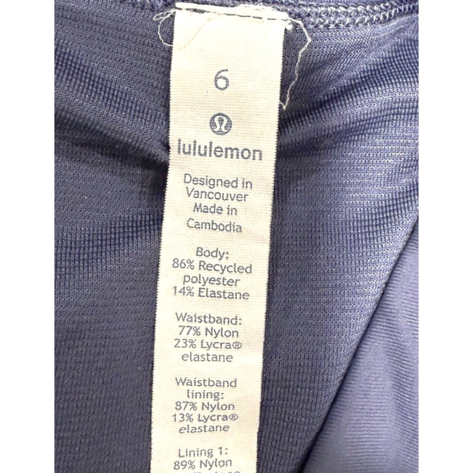 Lululemon Lululemon Run Times Short Women Size 6 Blue Athletic Running & Jogging Shorts Size 28" / US 6 / IT 42 - 4 Thumbnail