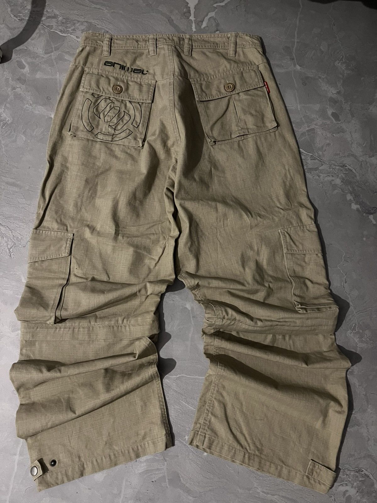Vintage Sweatpants Baggy Fit Animal Swag / Wide Leg Y2K Vintage Size US 32 / EU 48 - 2 Thumbnail