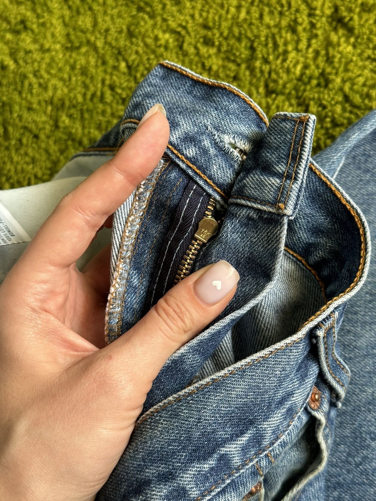Levi's × Levi's Vintage Clothing × Vintage Levi’s 90s vintage orange tab jeans denim pants Size US 38 / EU 54 - 8 Thumbnail