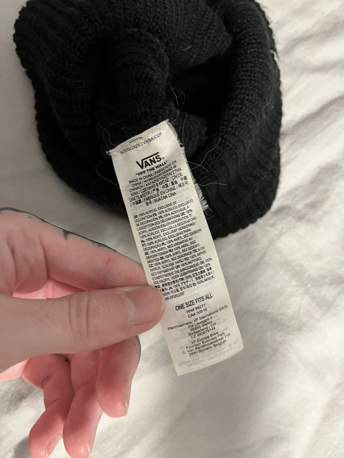 Vans Vans black beanie Size ONE SIZE - 4 Thumbnail