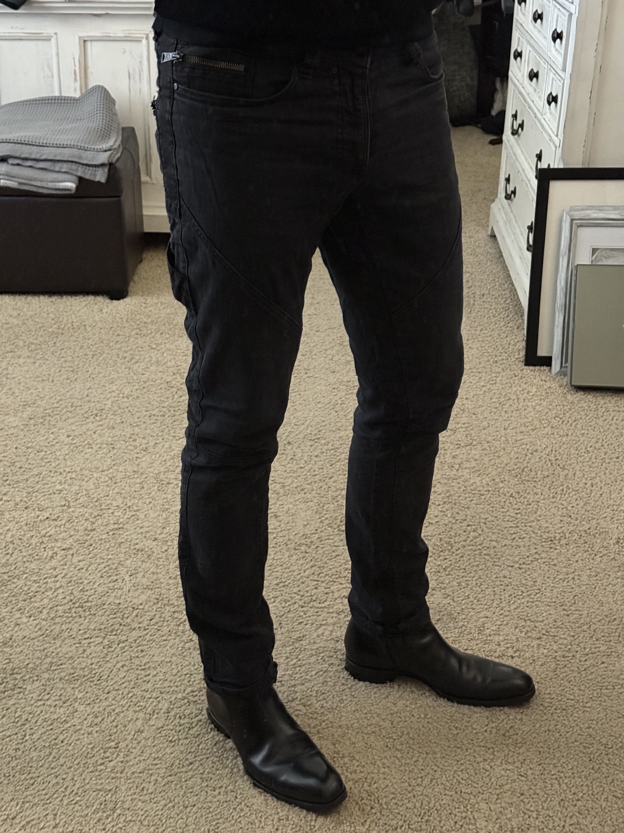 Rogue Effortless Cool Rare ROGUE Moto Pants, Badass Details Size US 32 / EU 48 - 5 Thumbnail