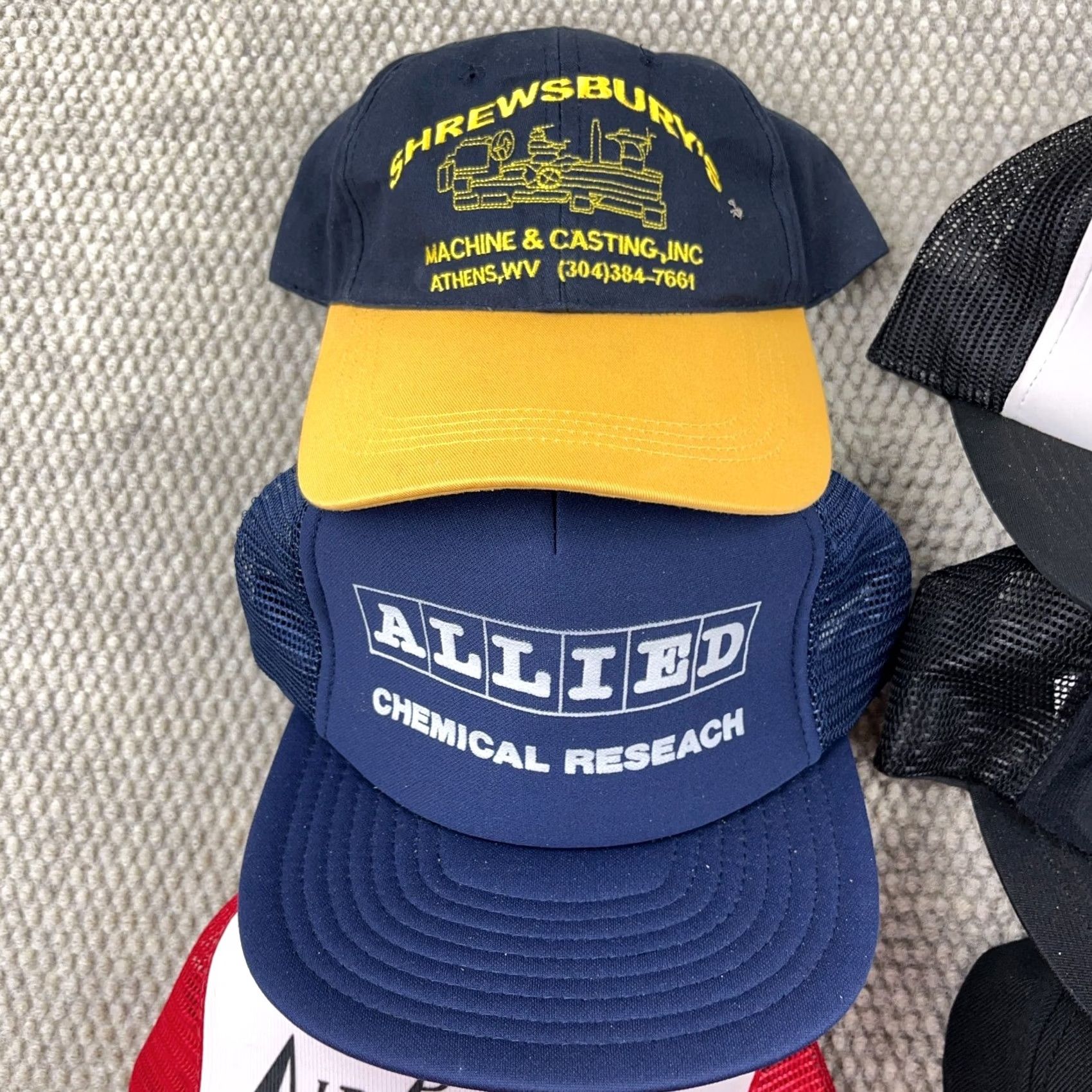 Roper VINTAGE Trucker Hat Snapback Cap 80s 90s USA Advertising Patch Logos Rope Lot M8 Size ONE SIZE - 3 Thumbnail