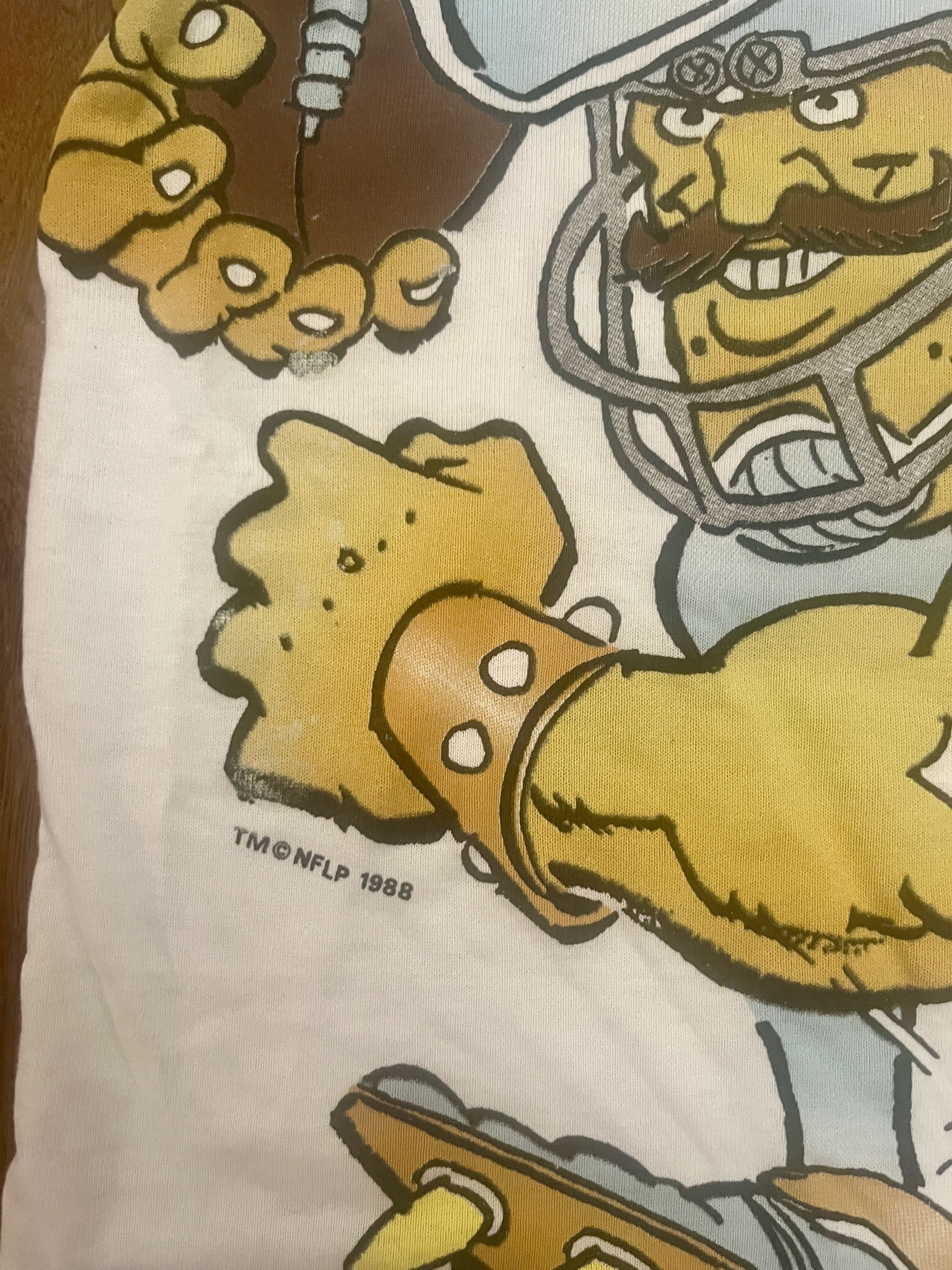 Vintage 1988 Caribe Jack Davis Dallas Cowboys Big Graphic XS Size US XS / EU 42 / 0 - 3 Thumbnail