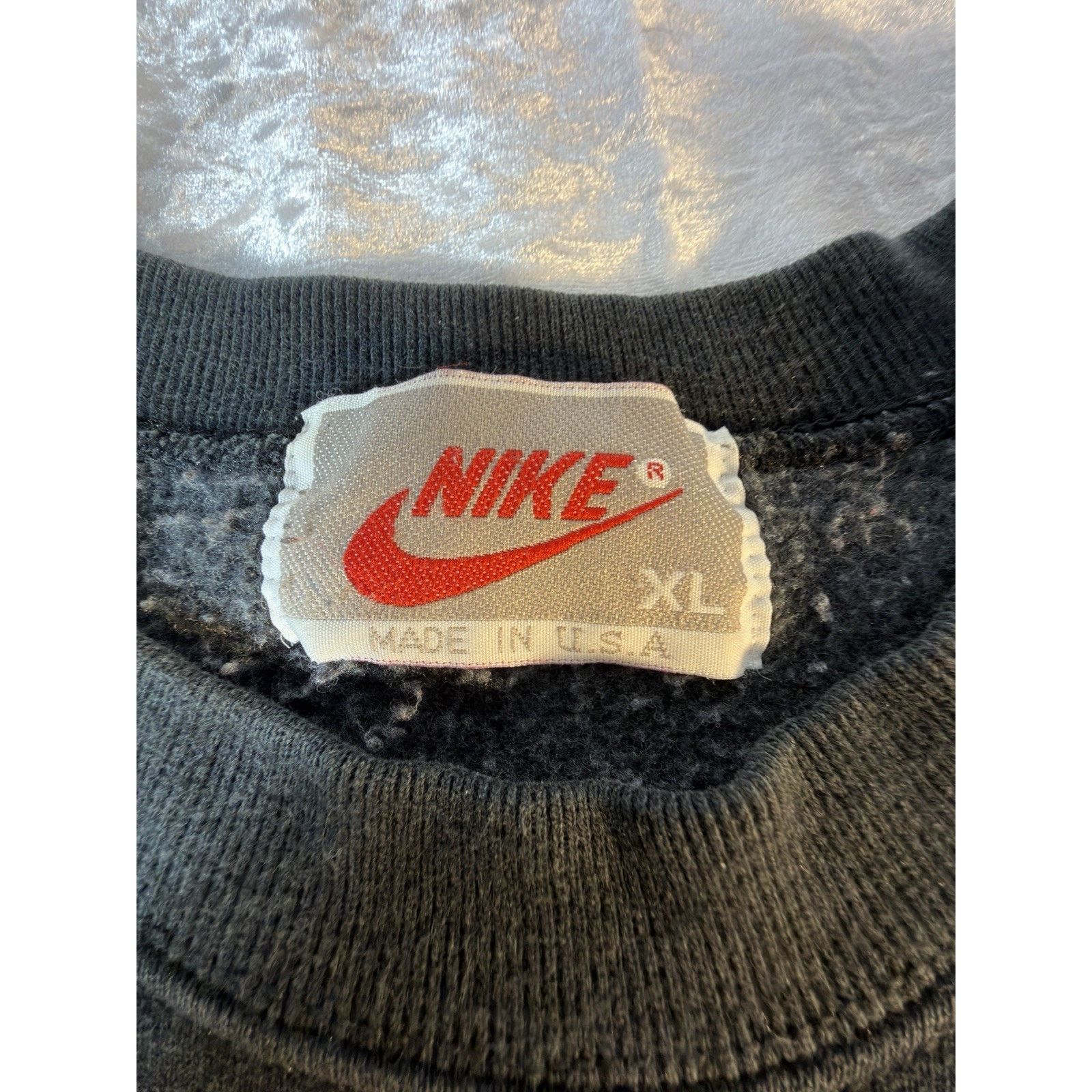 Nike Vintage 80s Nike Air Sweatshirt XL Made USA Embroidered Size US XL / EU 56 / 4 - 3 Thumbnail