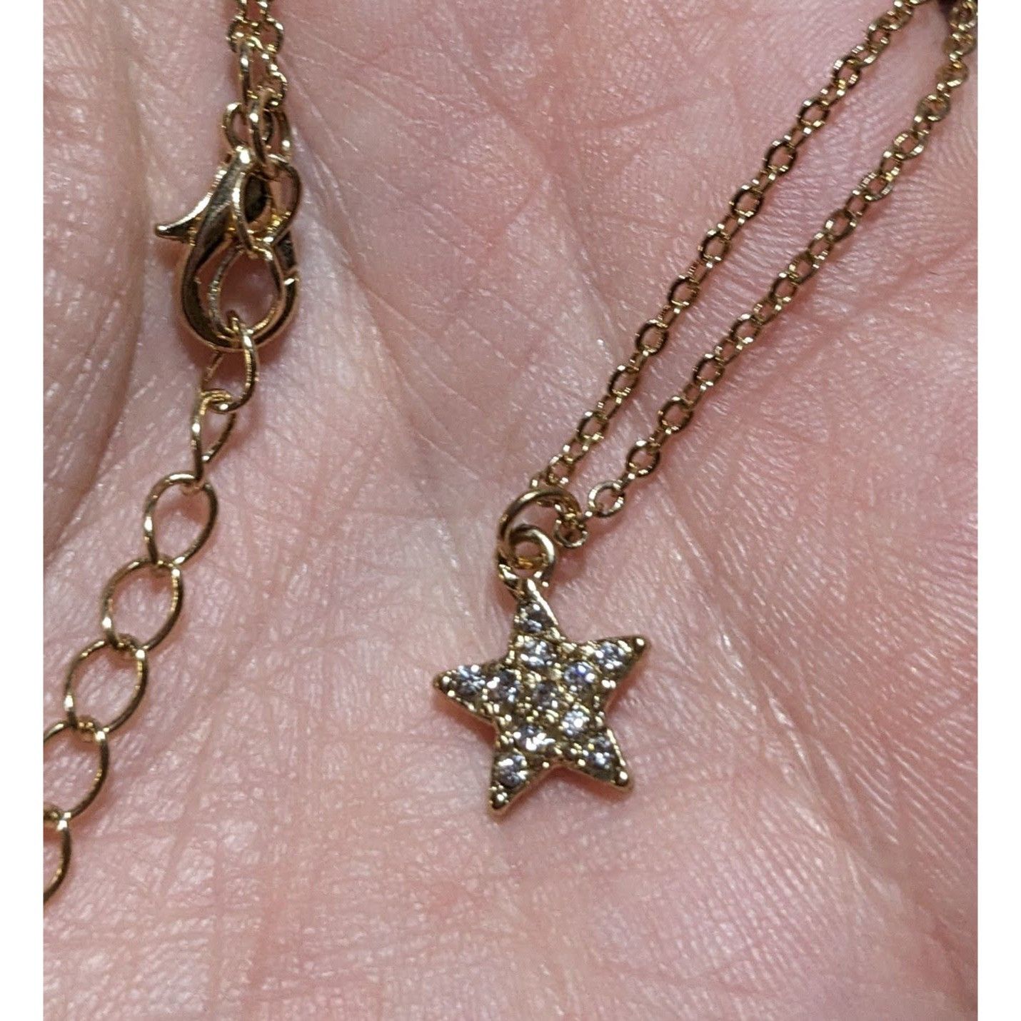 Other Minimalist Gold Rhinestone Star Necklace Size ONE SIZE - 7 Thumbnail