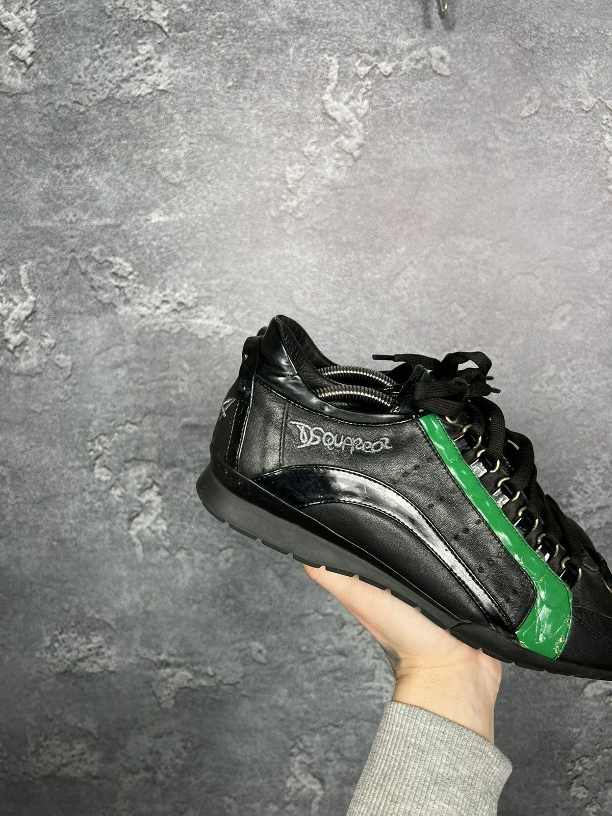 Dsquared2 Hype Dsquared2 Kick It Leather Y2k Low Top Sneakers Size US 11 / EU 44 - 5 Thumbnail