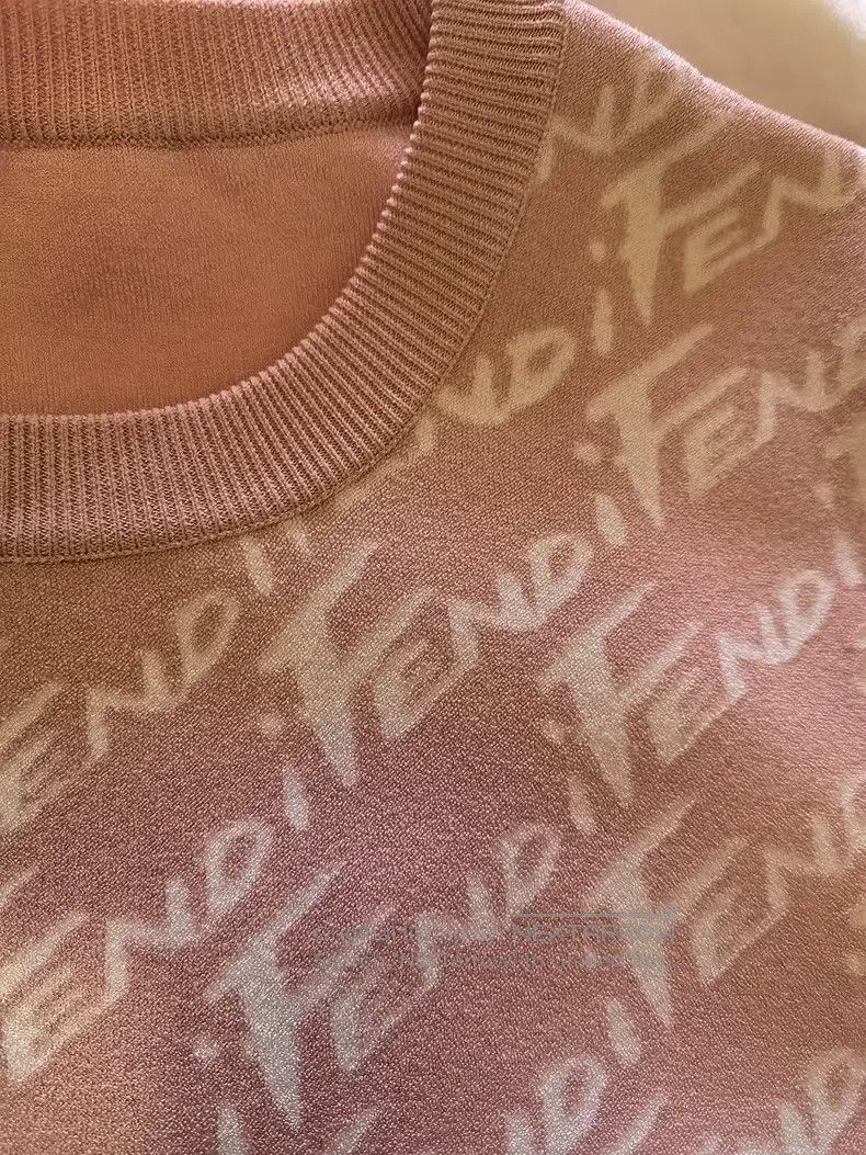 Fendi Fendi Pink Knit Skirt Size 27" / US 4 / IT 40 - 2 Thumbnail