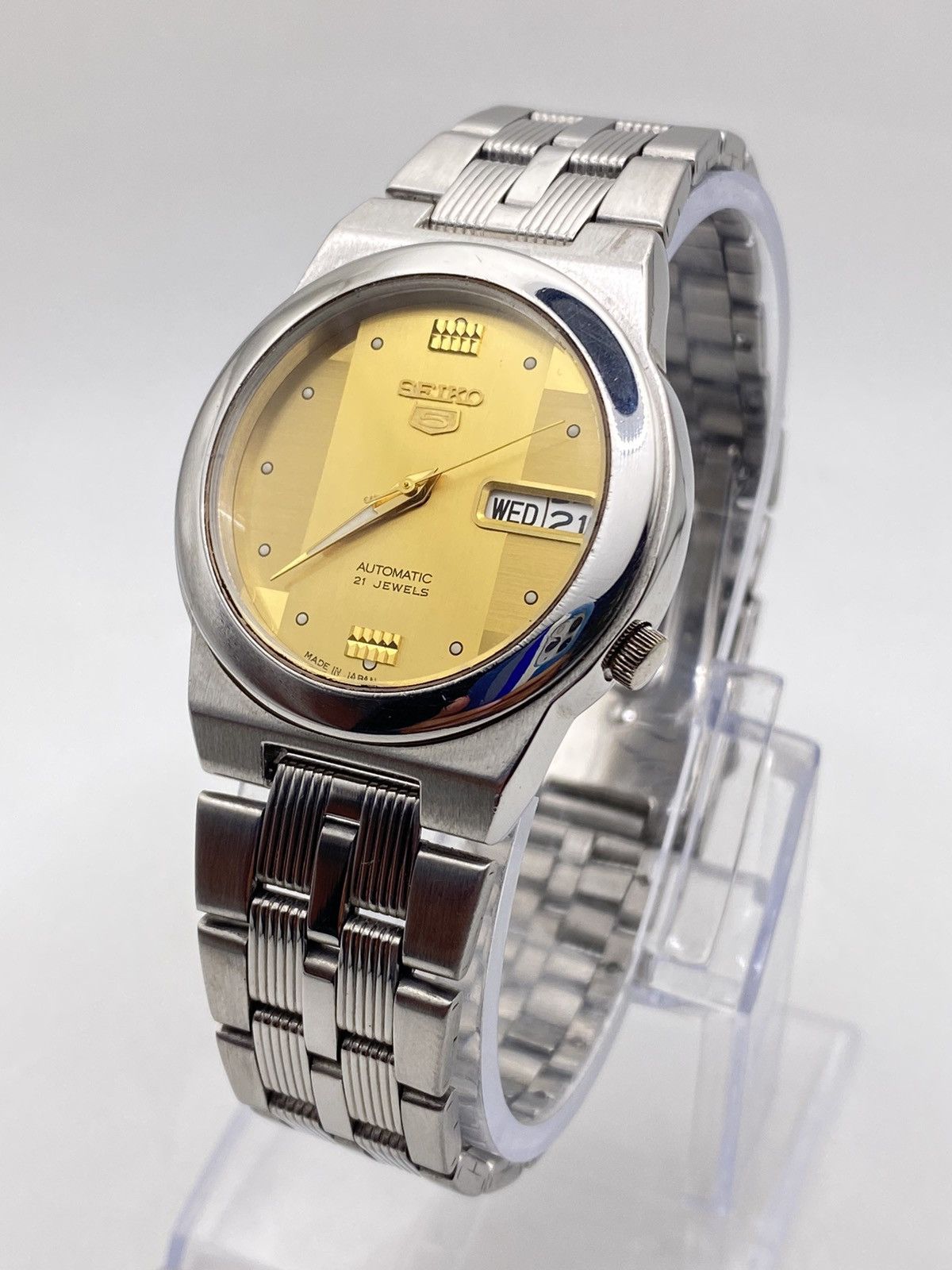 Seiko Seiko 5 Automatic 7S26 Vintage Wristwatch Size 34 - 3 Thumbnail