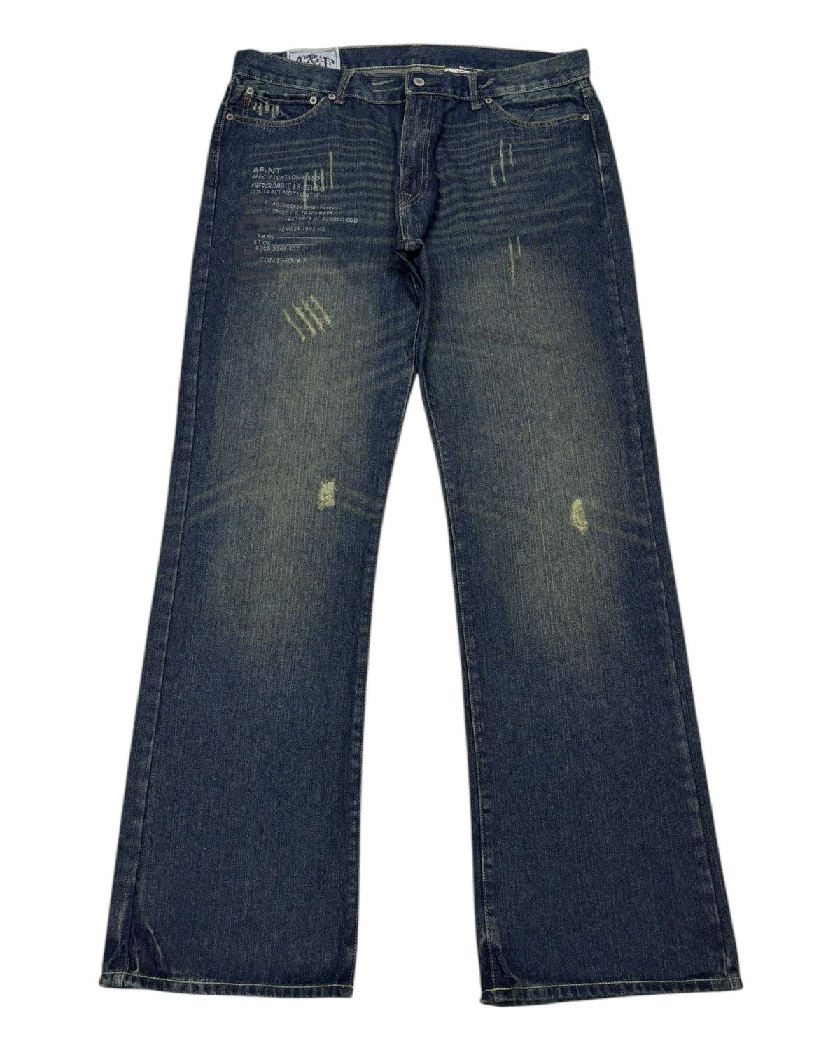 If Six Was Nine BAGGY JEANS STATEMENT DENIM A&F JUNYA WATANABE STYLE FLARED Size US 38 / EU 54 - 1 Thumbnail