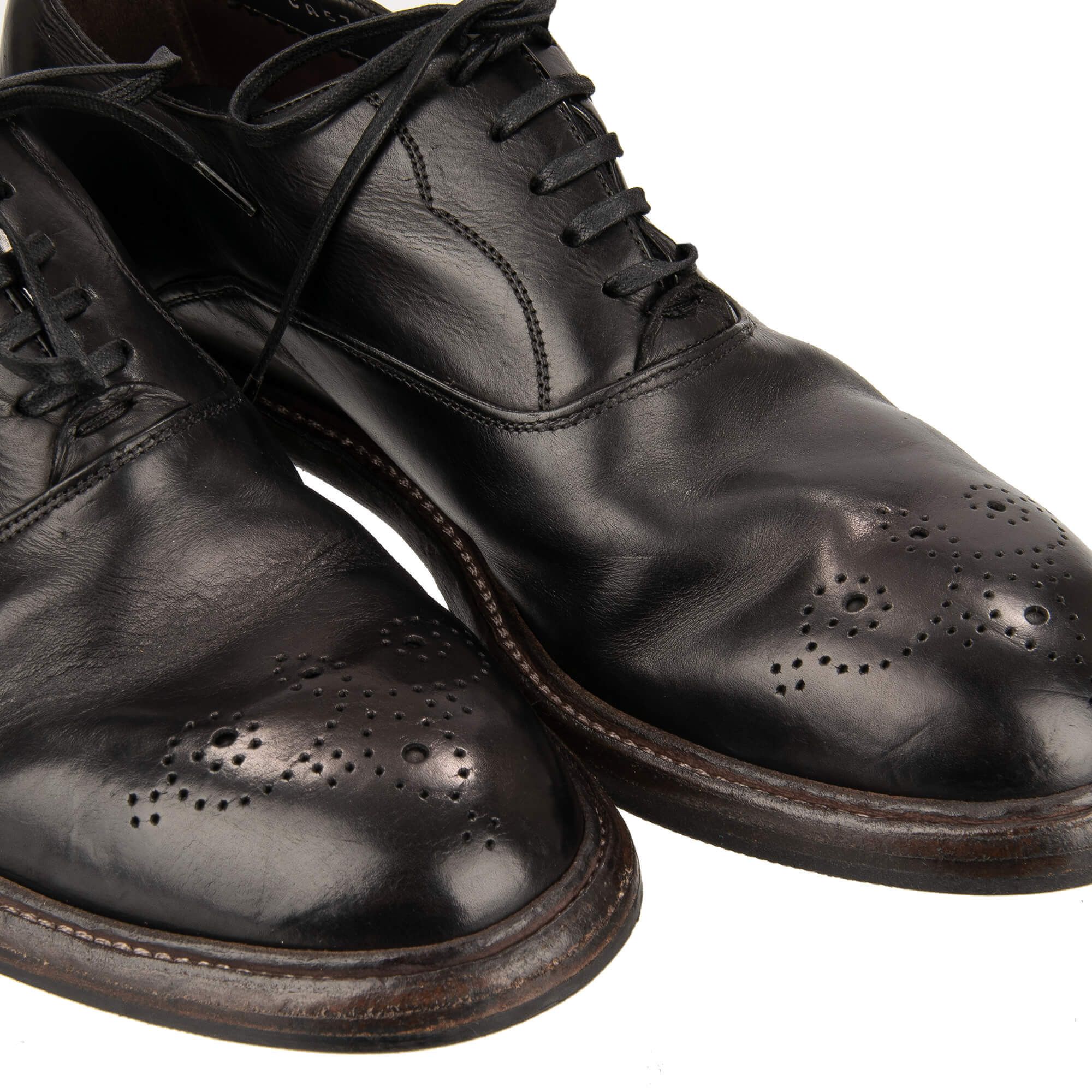Dolce & Gabbana o1y0125 Laced Shoes in Black Size US 6 / EU 39 - 4 Thumbnail