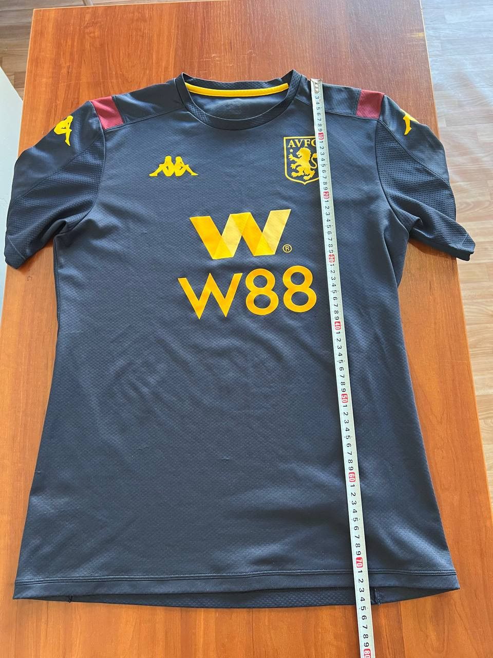 Kappa 2019/20 ASTON VILLA PRE MATCH SOCCER JERSEY FOOTBALL SHIRT Size US XL / EU 56 / 4 - 13 Thumbnail